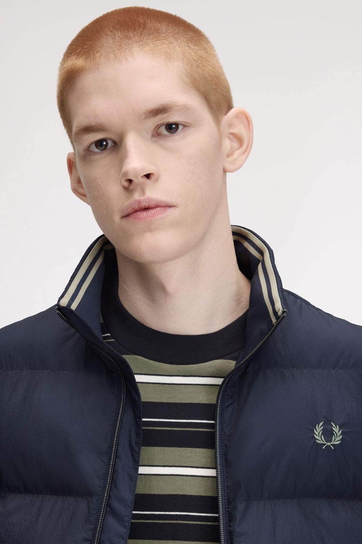 Fred Perry Insulated Gilet Dark Airforce