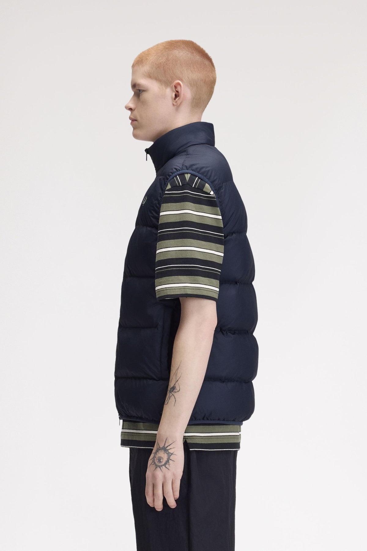 Fred Perry Insulated Gilet Dark Airforce