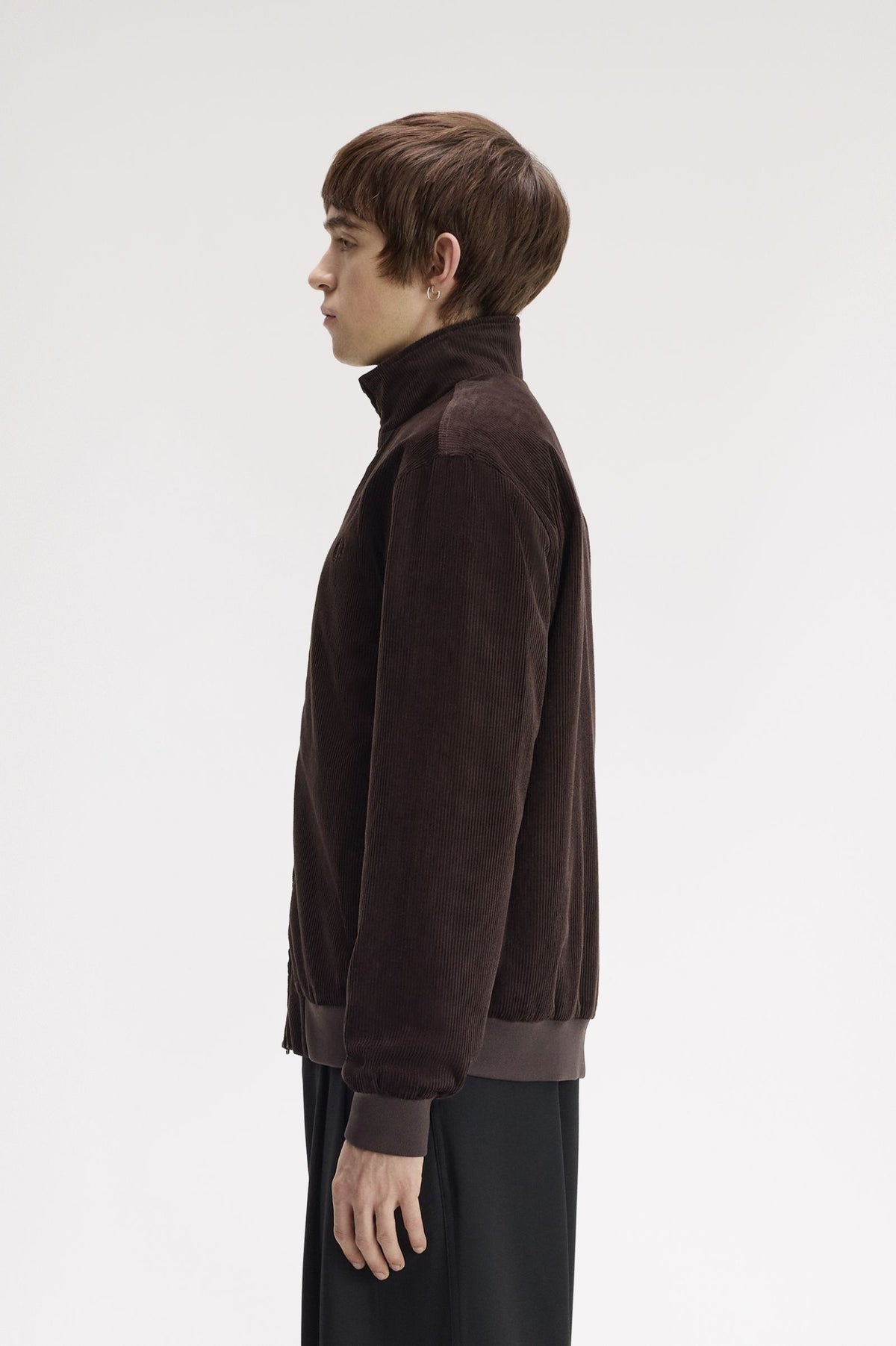 Fred Perry Cord Brentham Jacket Rich Brown