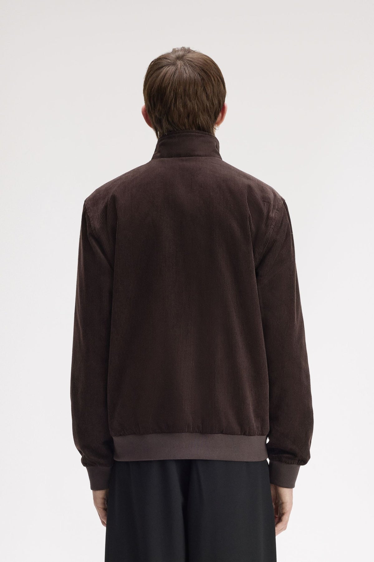 Fred Perry Cord Brentham Jacket Rich Brown