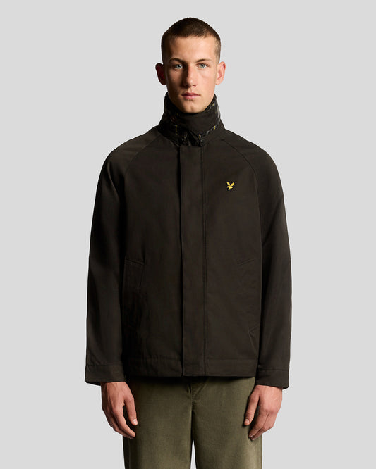 Lyle & Scott Tartan Lined Hunting Jacket Black