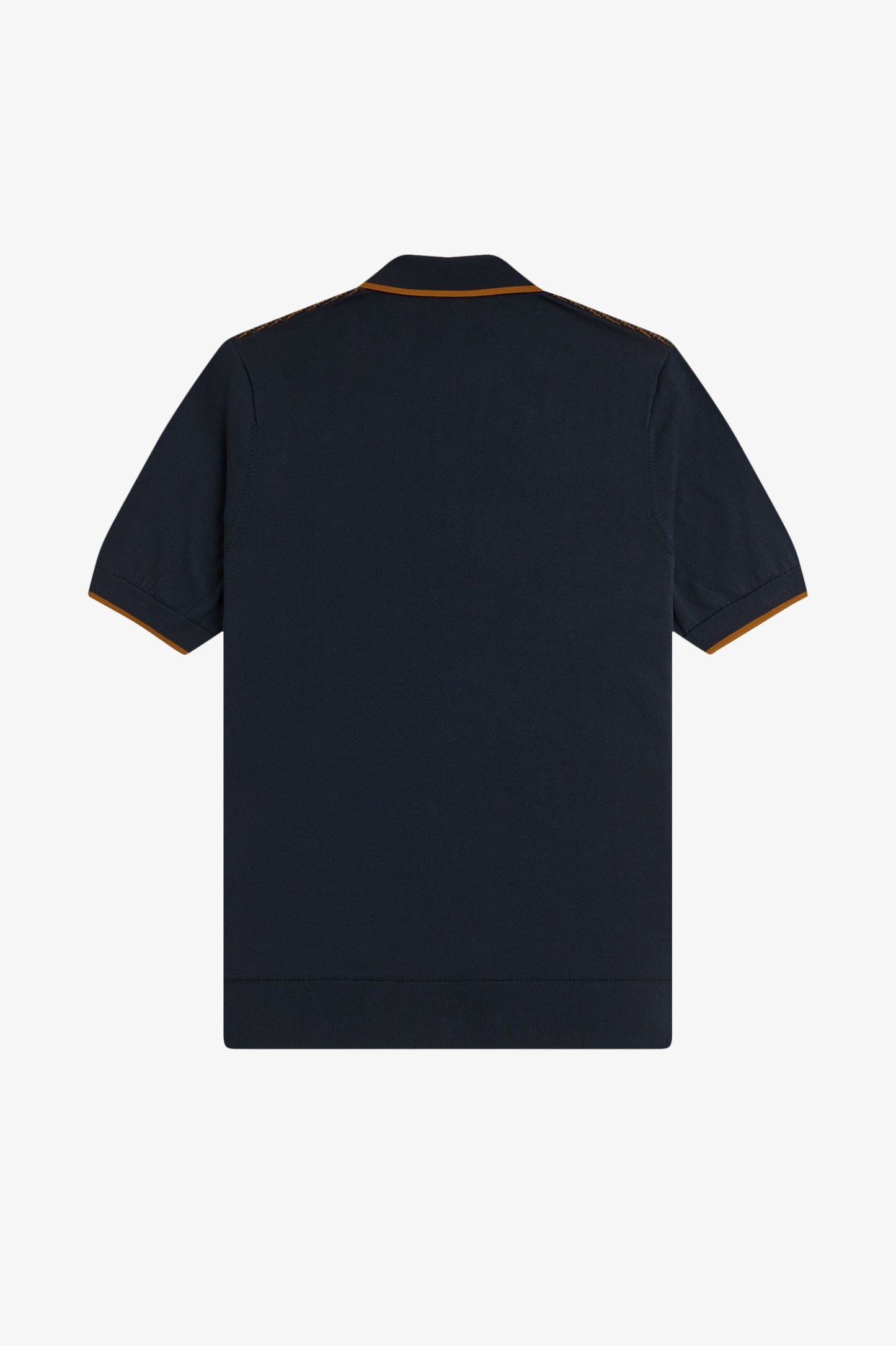 Fred Perry Tonic Waffle Knitted Shirt Navy