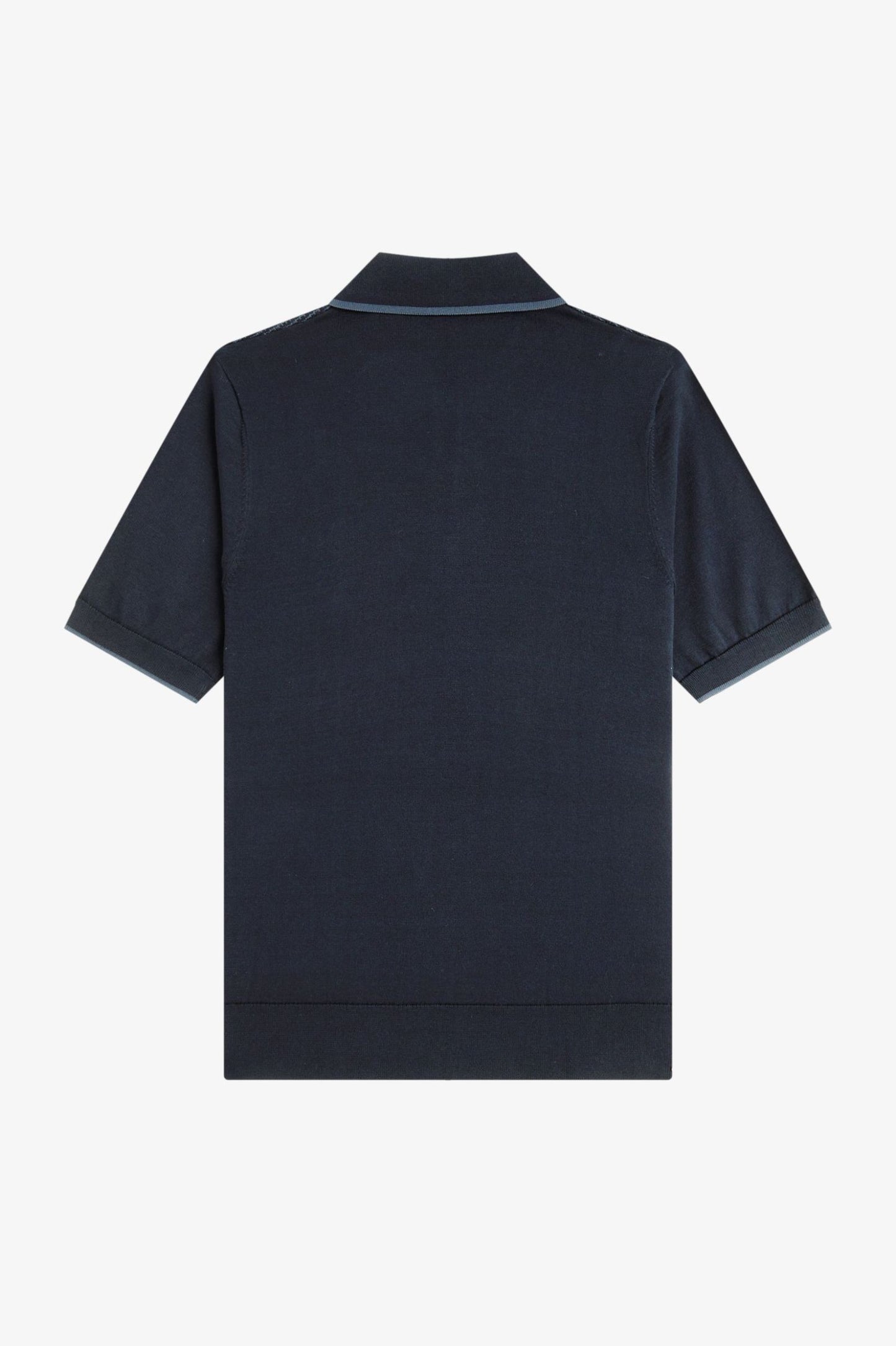 Fred Perry Tonic Waffle Knitted Shirt Navy
