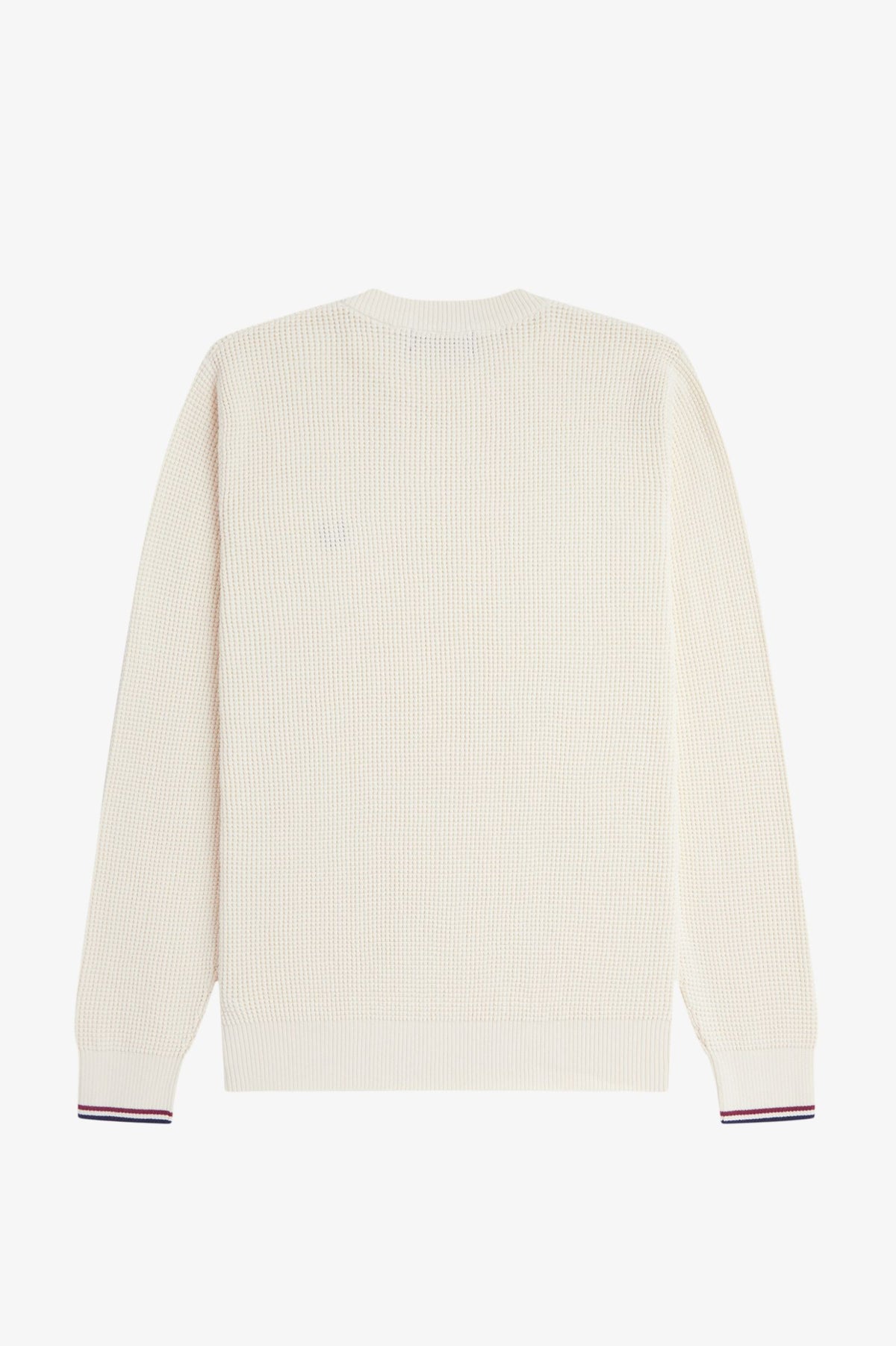 Fred Perry Waffle Stitch Jumper Ecru