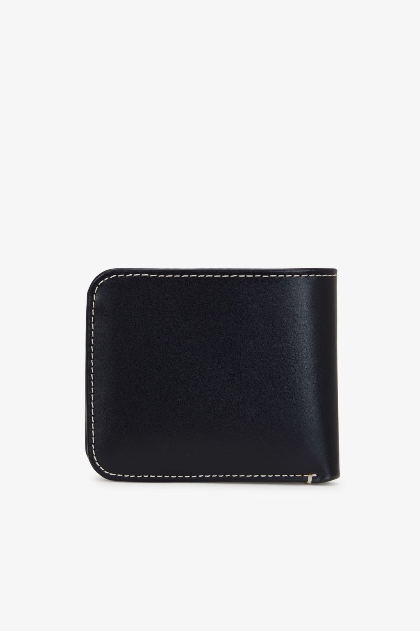 Fred Perry Box Leather Billfold Wallet Black