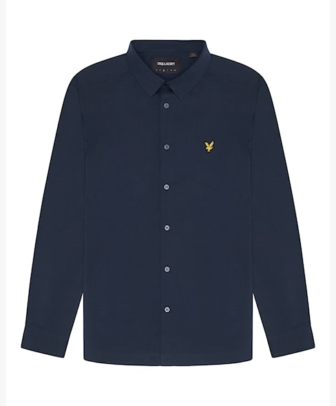 Lyle & Scott Interlock Shirt Navy Night