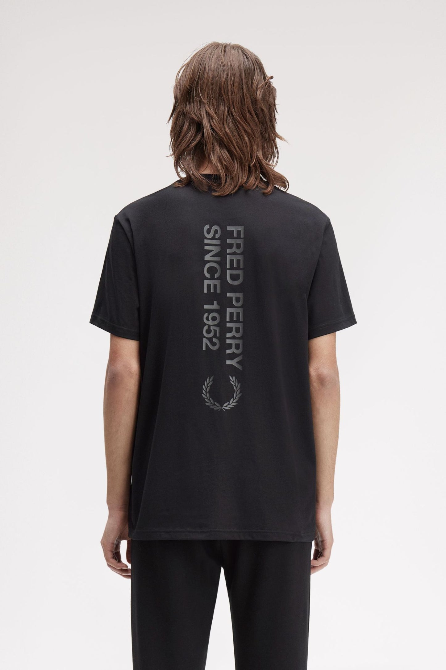 Fred Perry Bold Branding T-Shirt Black