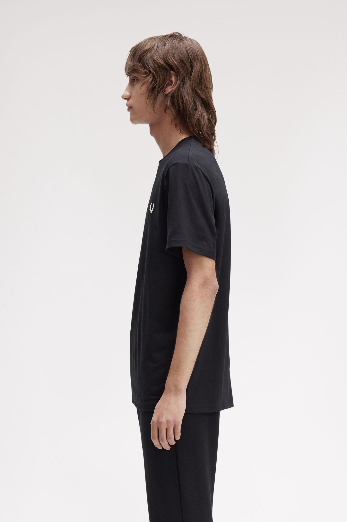 Fred Perry Bold Branding T-Shirt Black