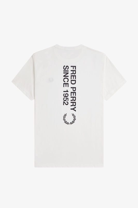 Fred Perry Bold Branding T-Shirt White