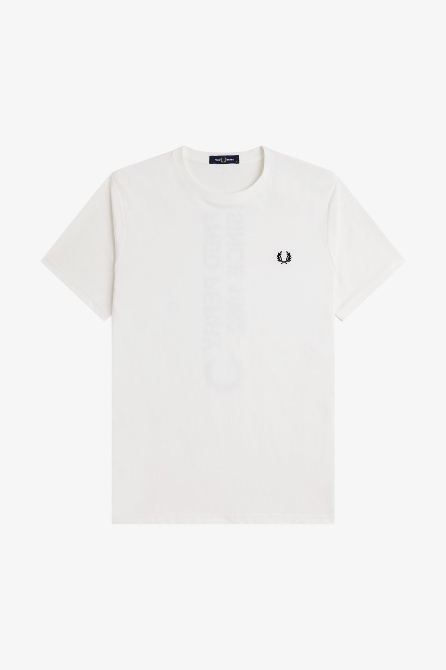 Fred Perry Bold Branding T-Shirt White