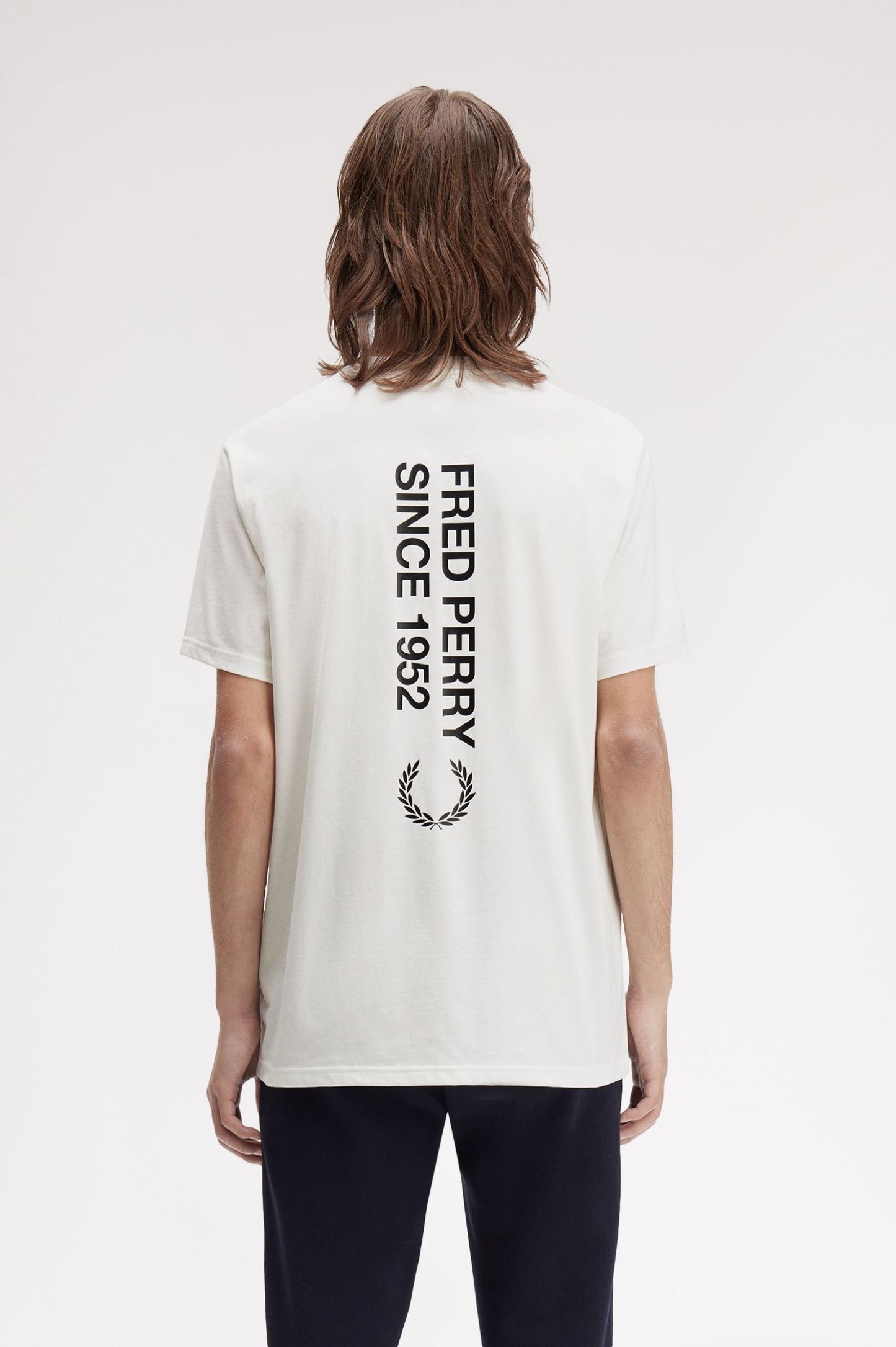 Fred Perry Bold Branding T-Shirt White