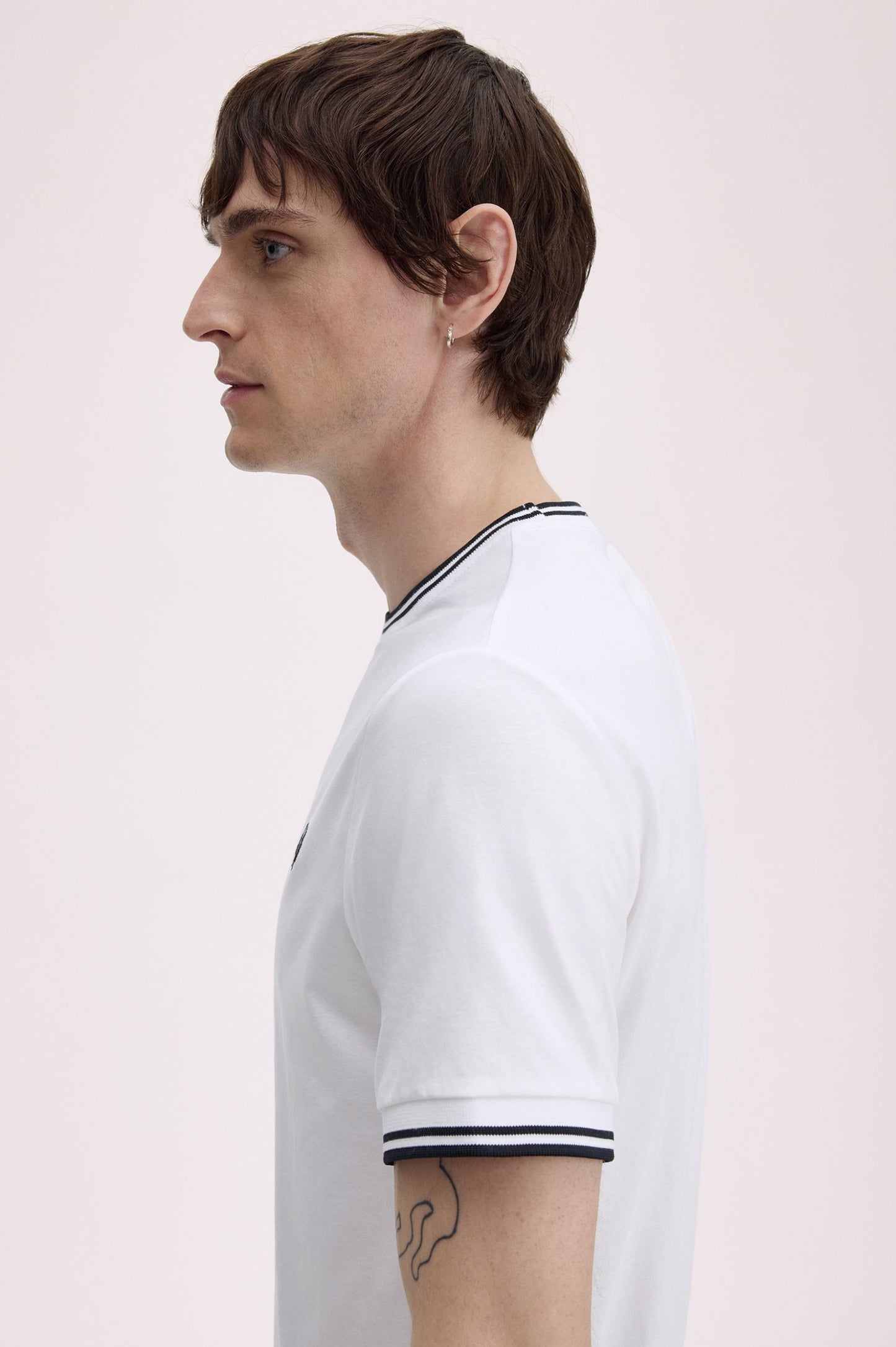 Fred Perry Twin Tipped T-Shirt White