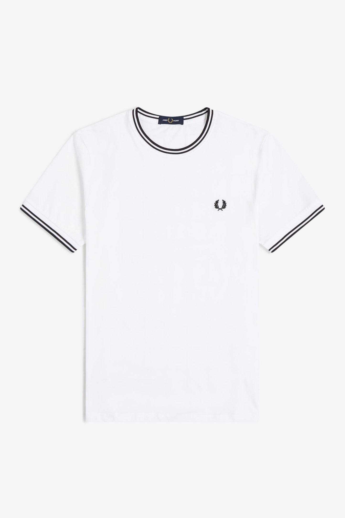 Fred Perry Twin Tipped T-Shirt White