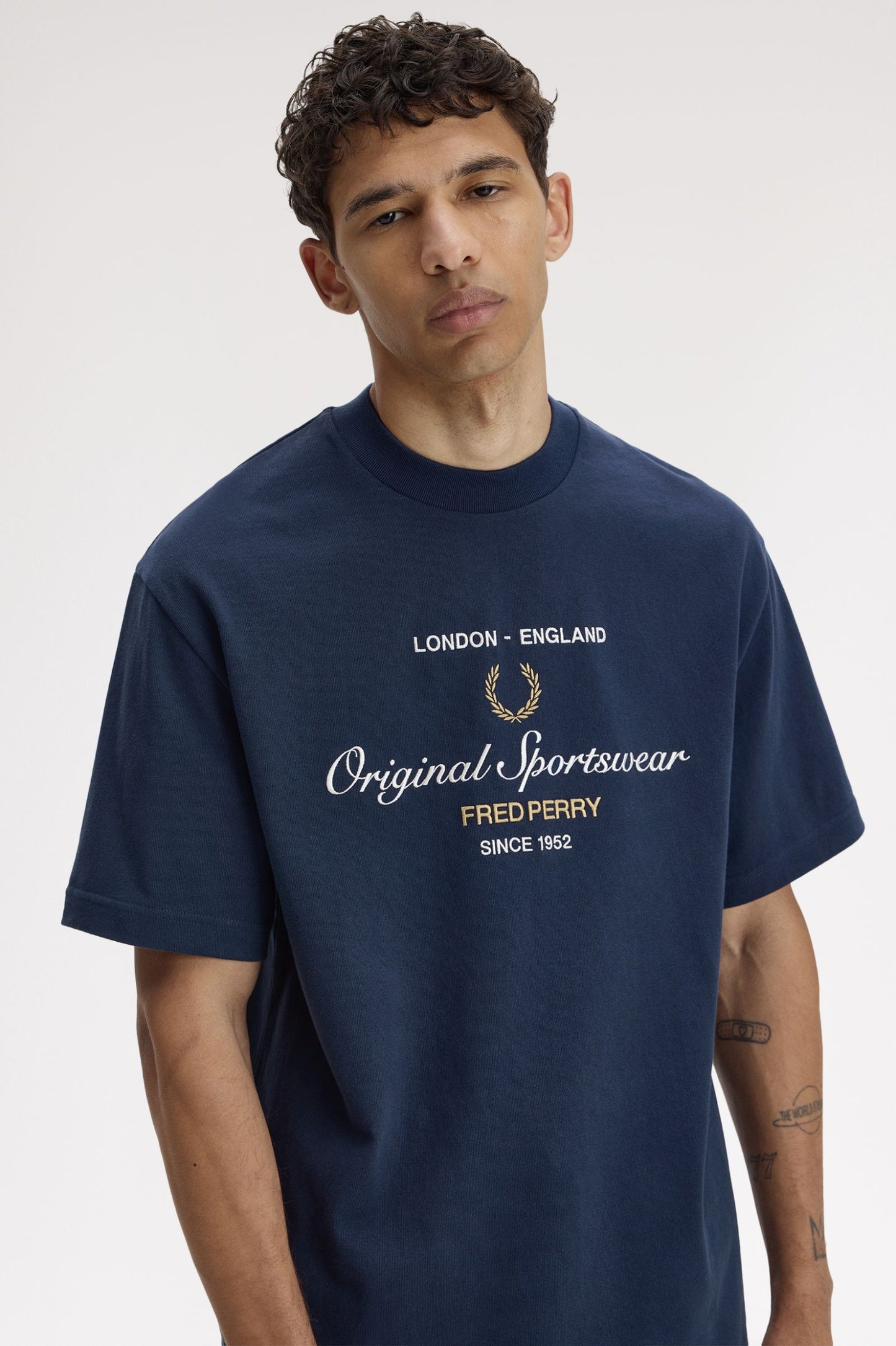 Fred Perry Original Sportswear T-Shirt Tennis Blue