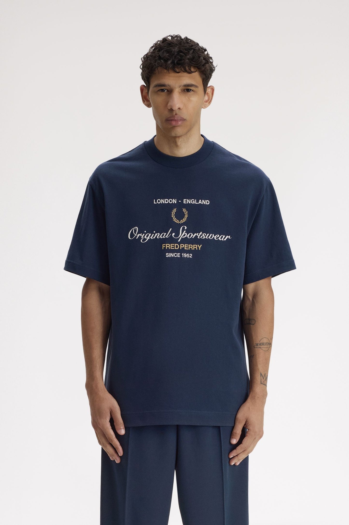 Fred Perry Original Sportswear T-Shirt Tennis Blue