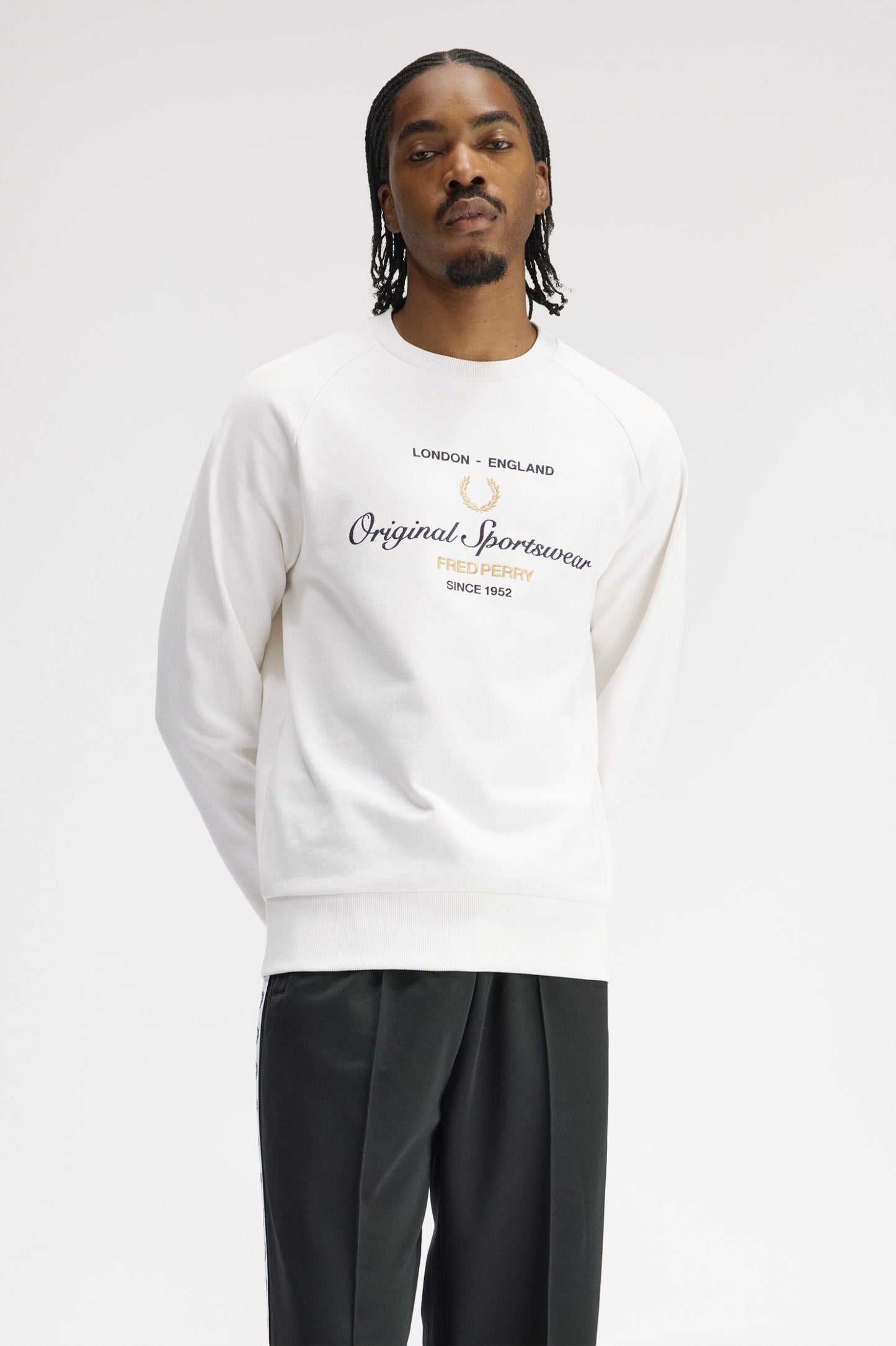 Fred Perry Original Sportswear Sweatshirt Snow White