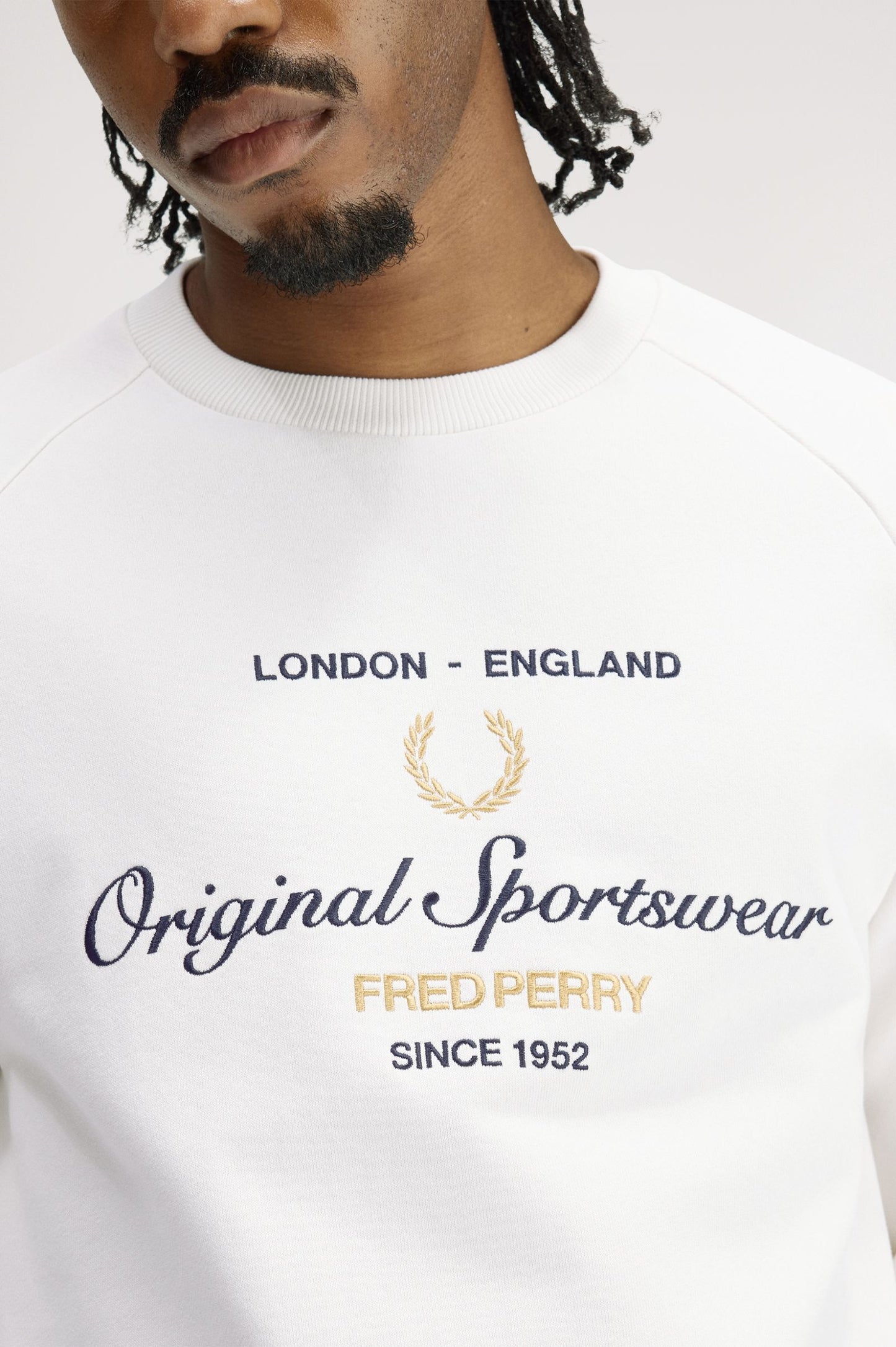 Fred Perry Original Sportswear Sweatshirt Snow White