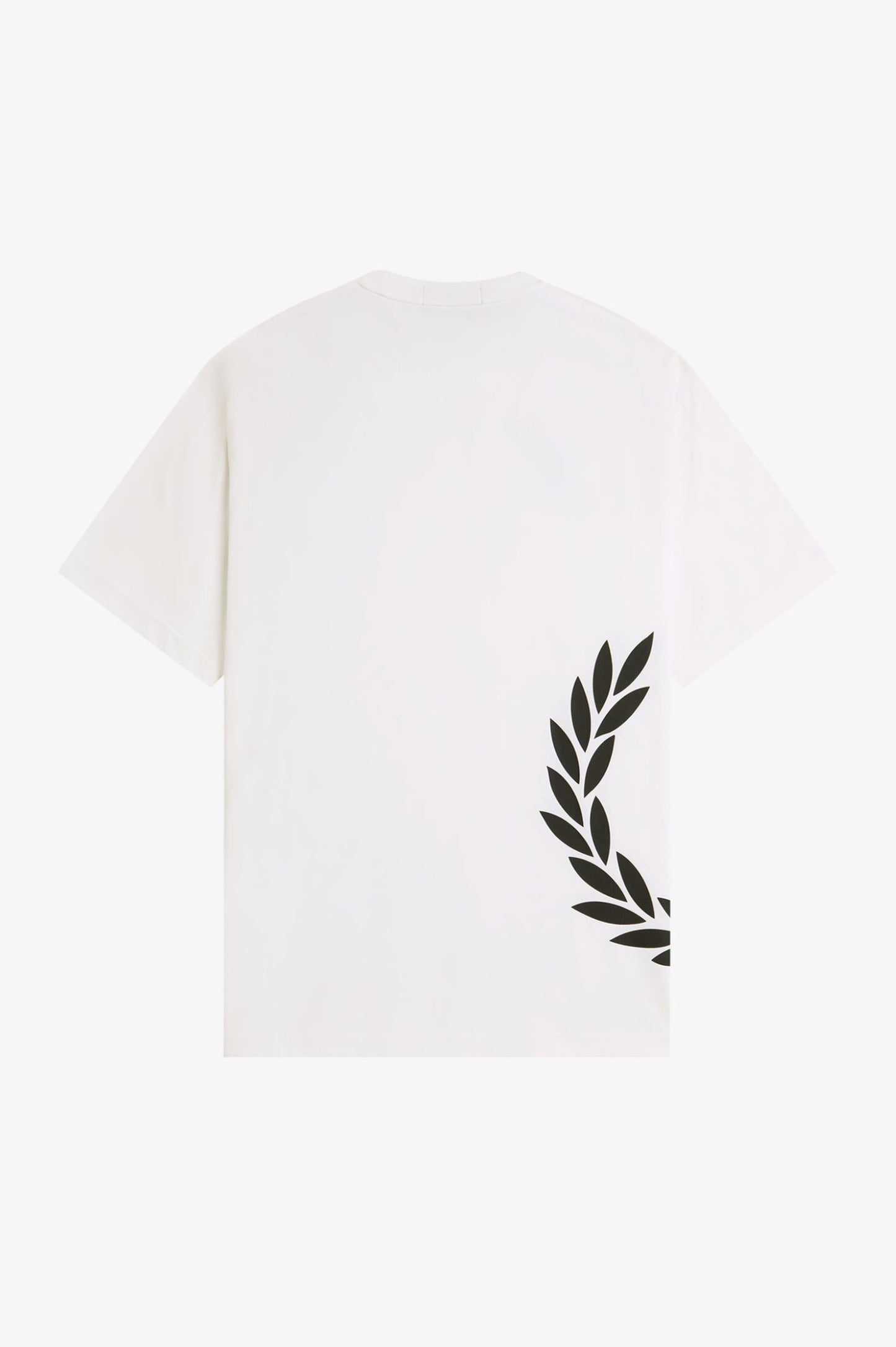 Fred Perry Textured Laurel Wreath T-Shirt White