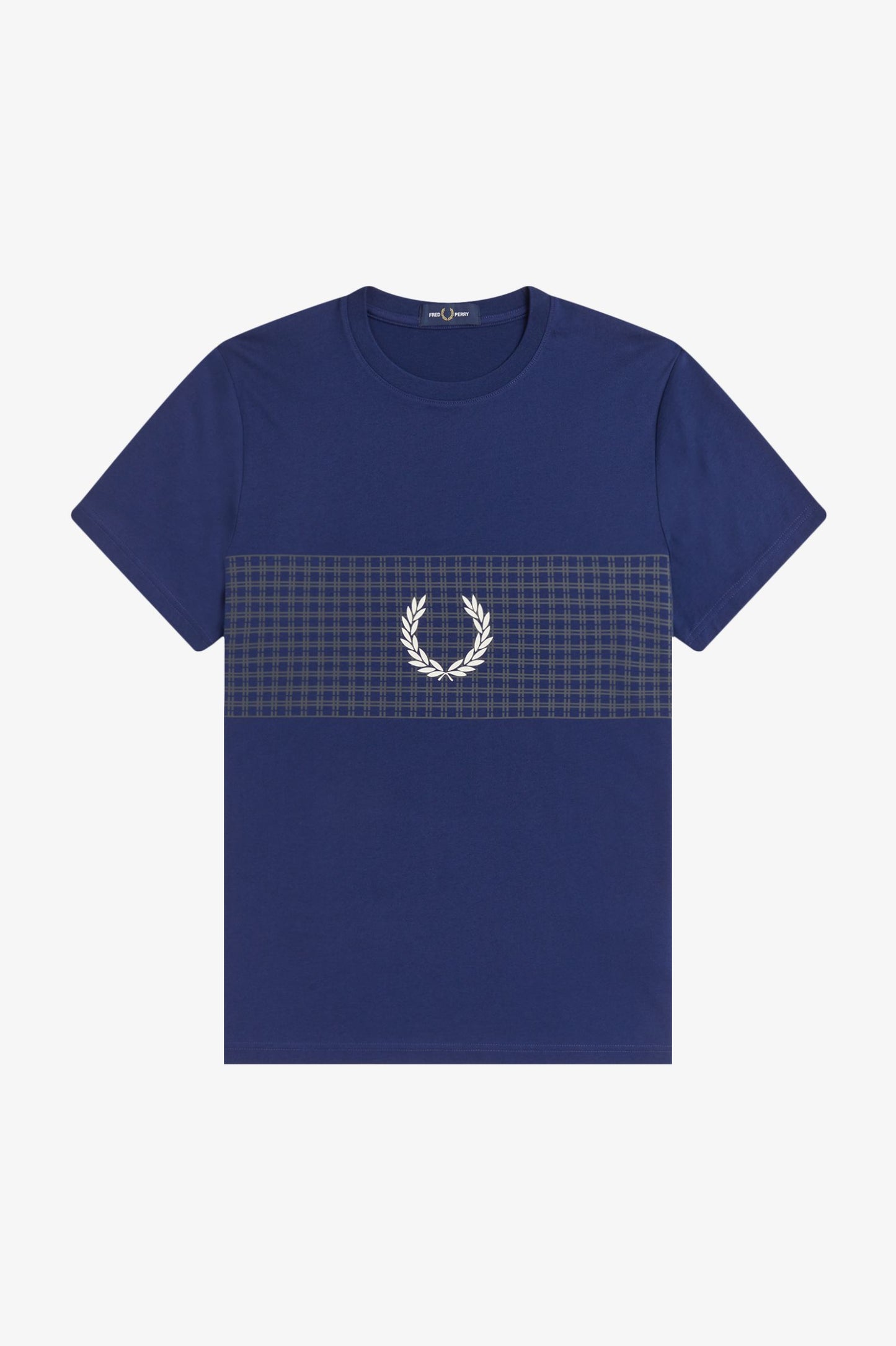 Fred Perry Tennis Net Graphic T-Shirt French Navy
