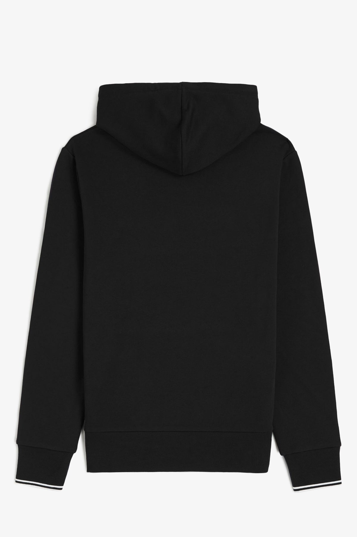 Fred Perry Tipped Hooded Sweatshirt Black