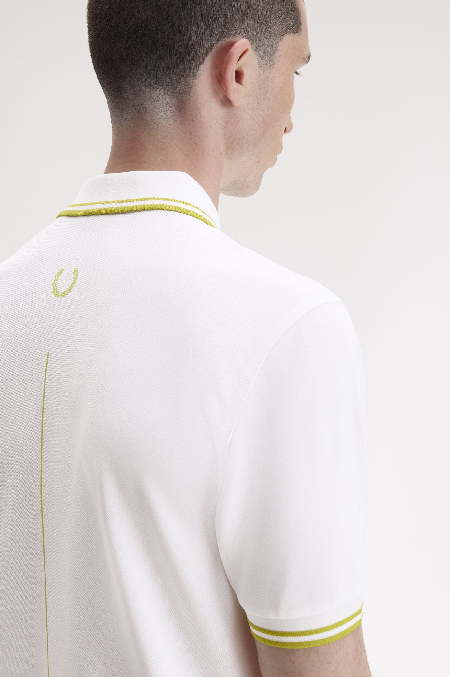 Fred Perry Tennis Fred Perry Shirt White / Citron / Citron