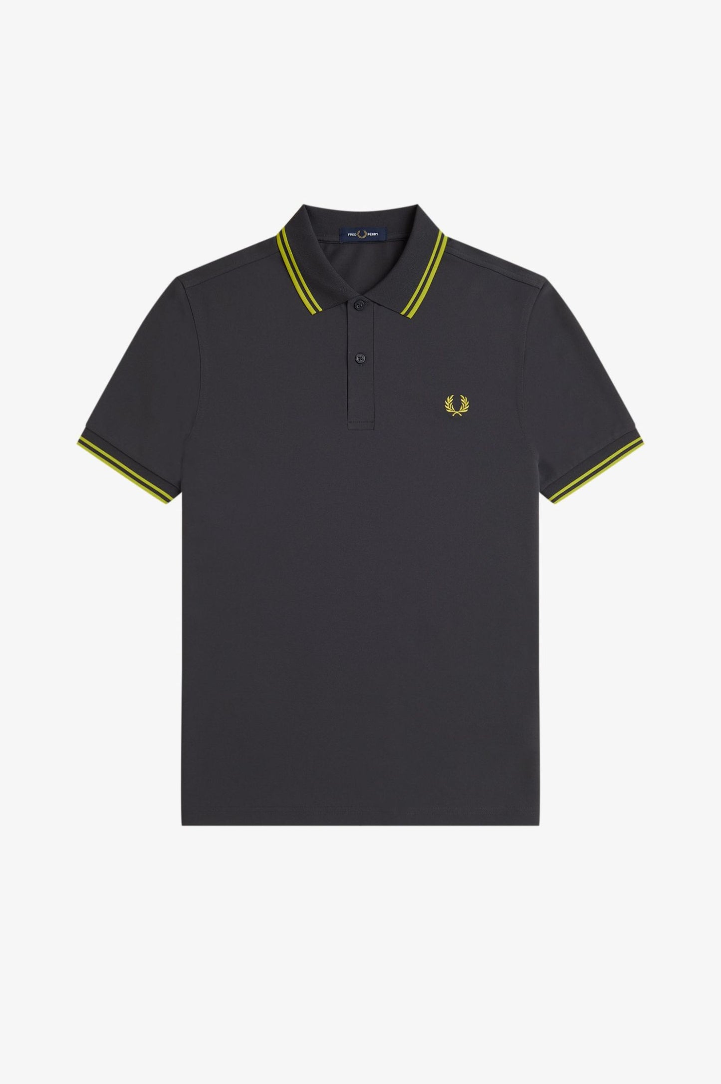 Fred Perry Tennis Fred Perry Shirt Anchor Grey / Citron / Citron