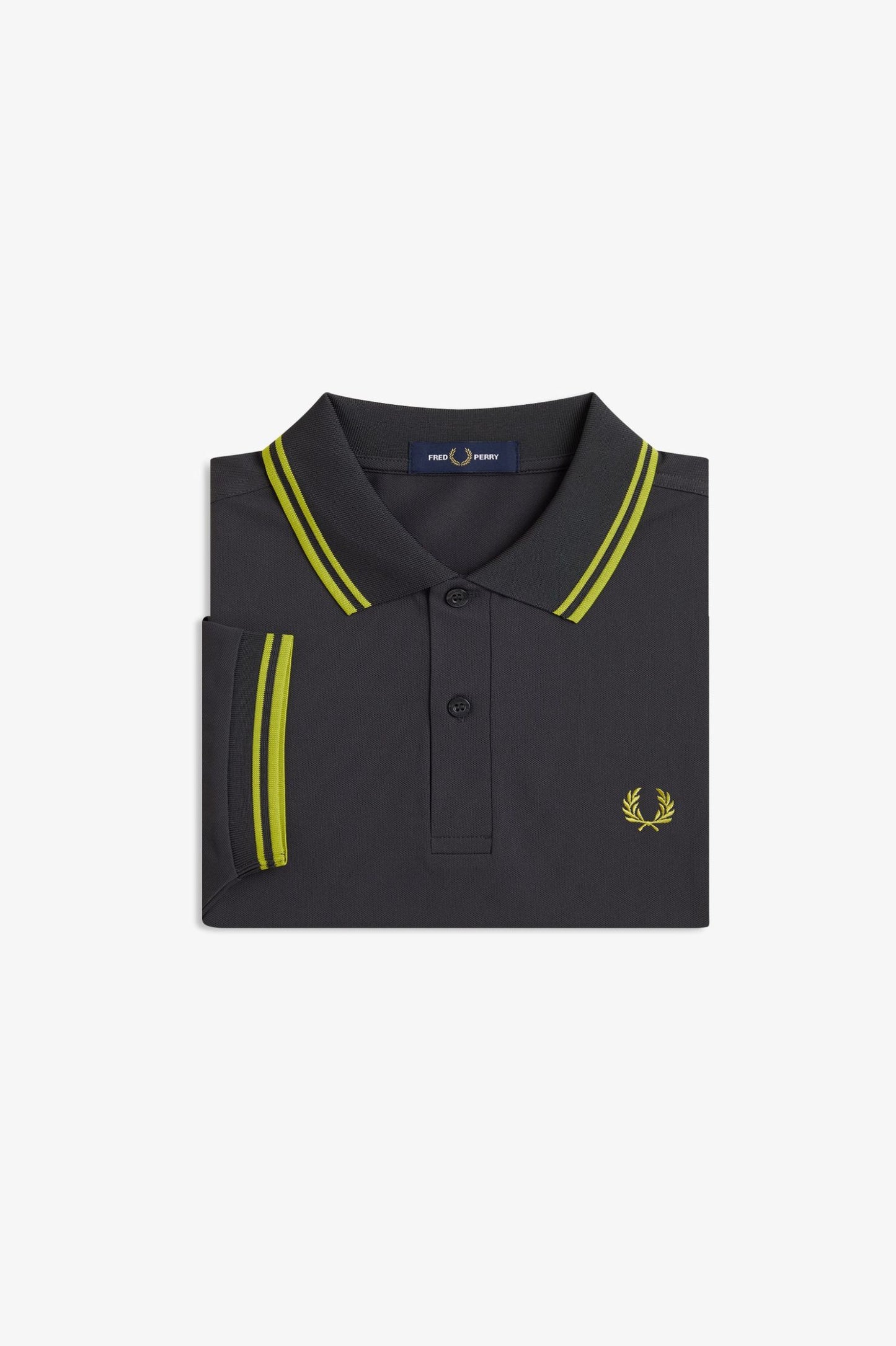 Fred Perry Tennis Fred Perry Shirt Anchor Grey / Citron / Citron