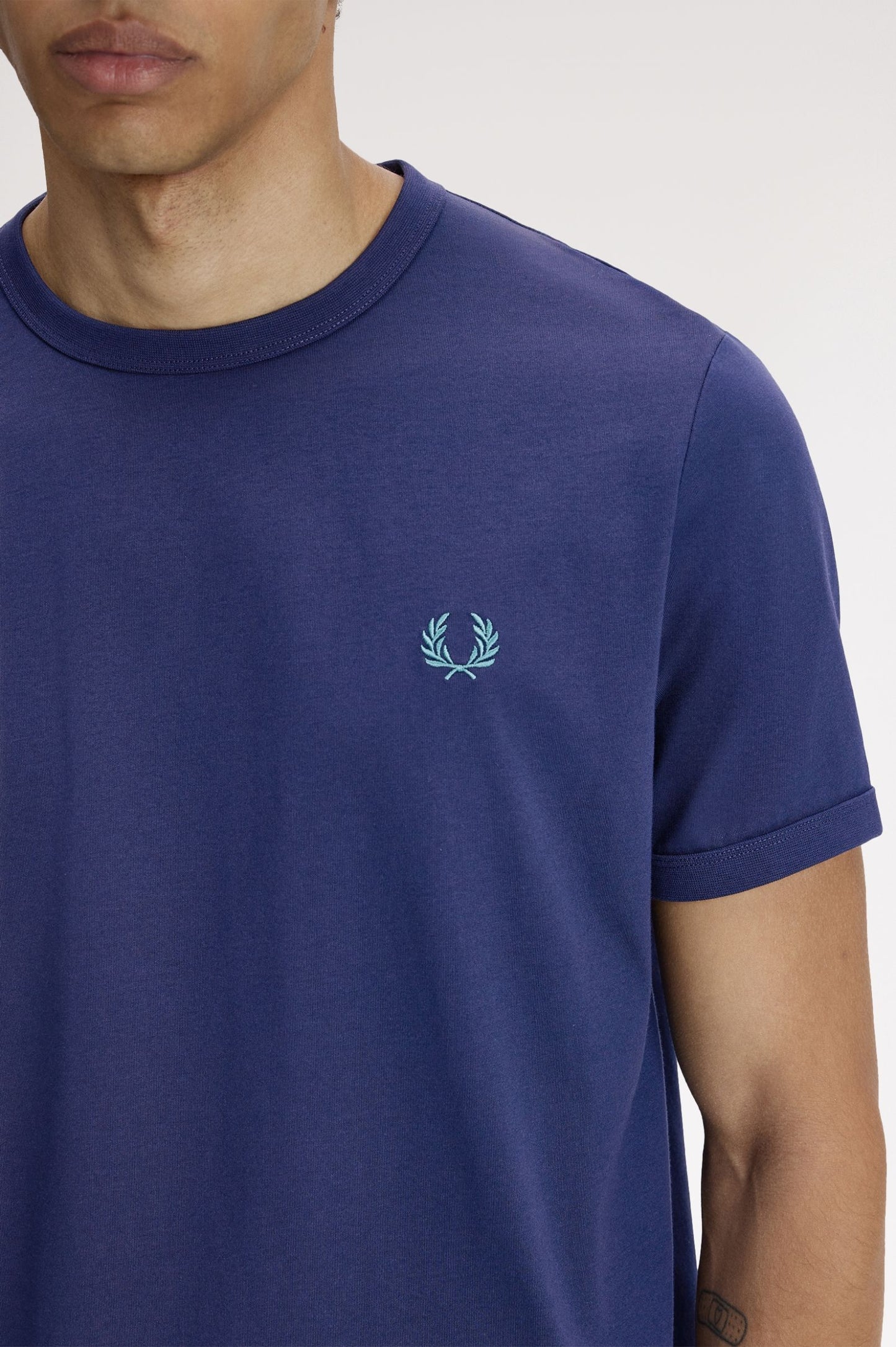 Fred Perry Ringer T-Shirt Tennis Blue