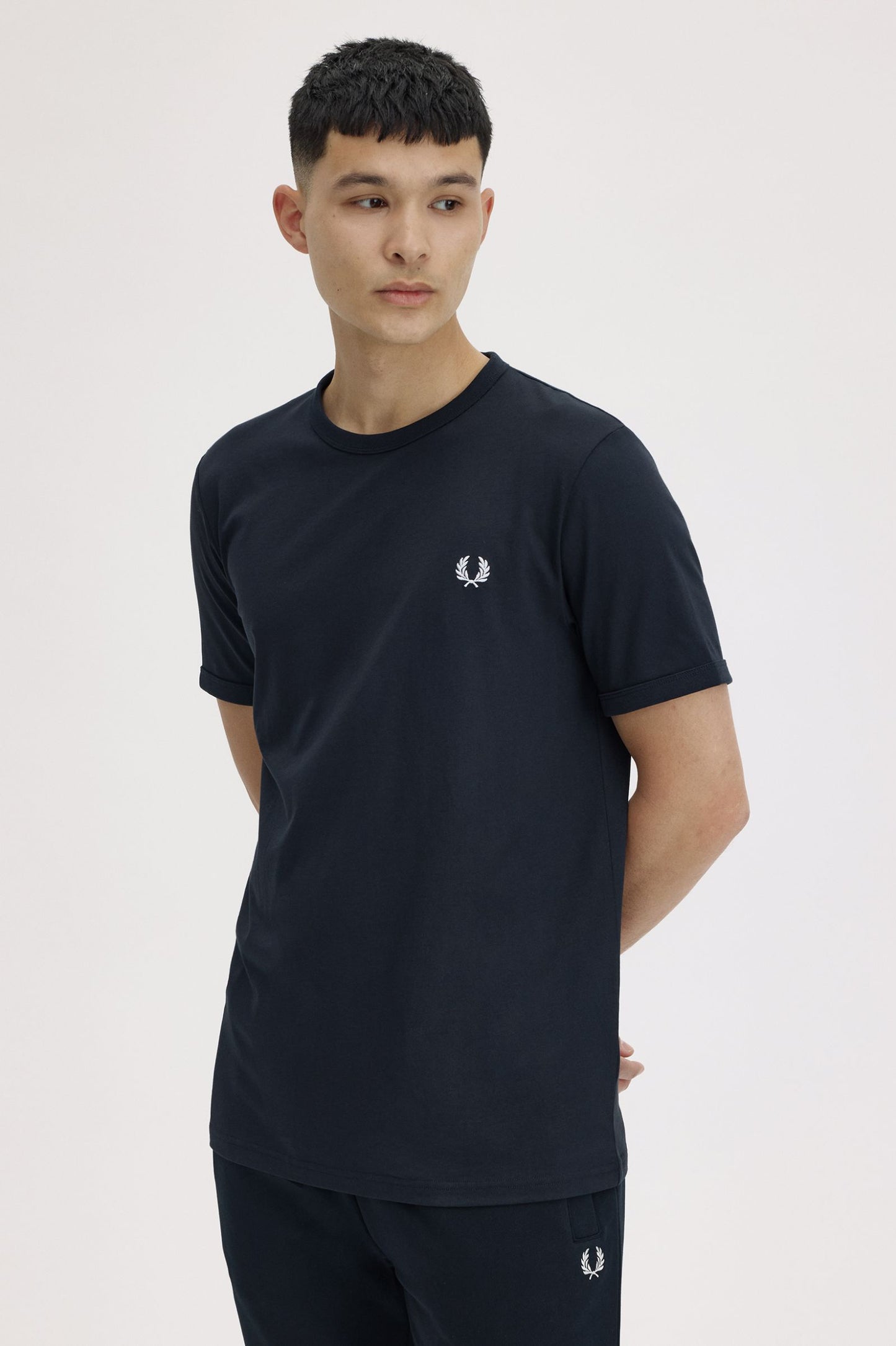 Fred Perry Ringer T-Shirt Navy
