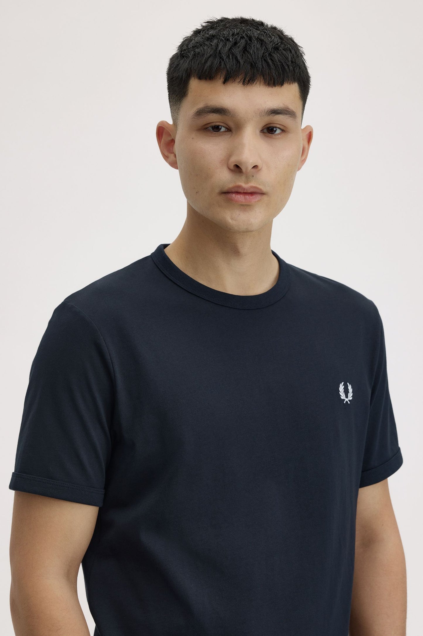 Fred Perry Ringer T-Shirt Navy