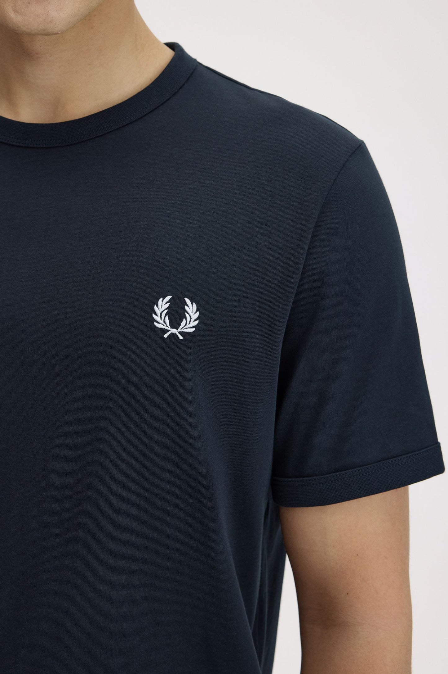 Fred Perry Ringer T-Shirt Navy