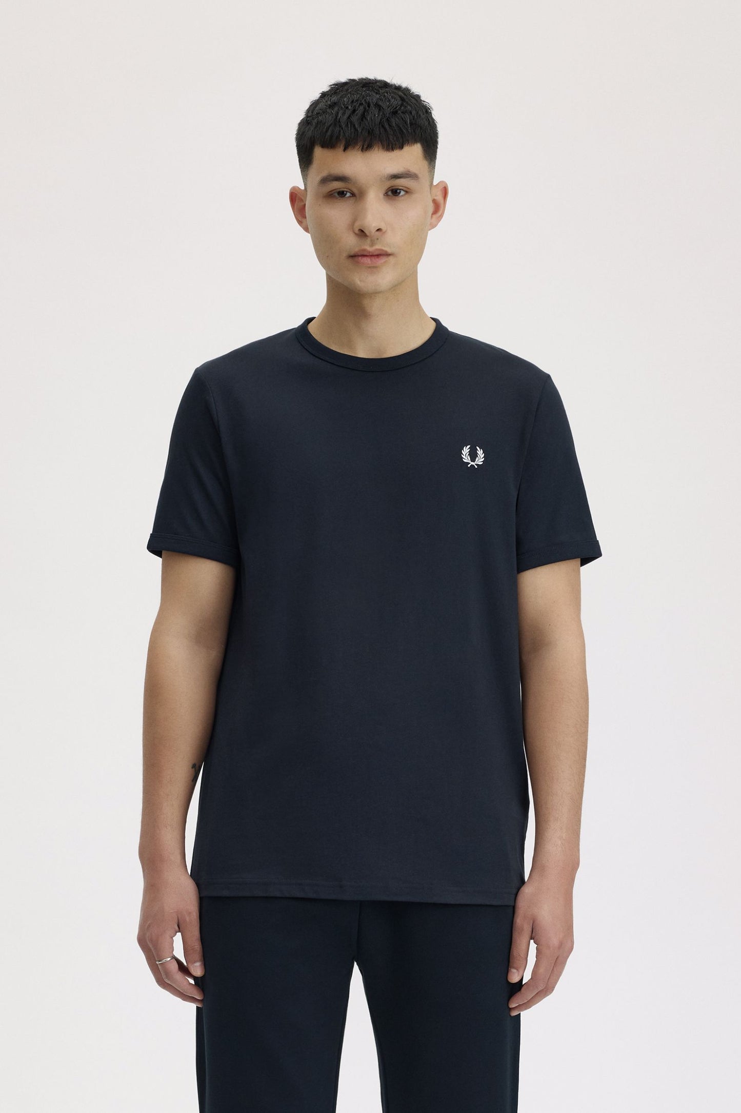 Fred Perry Ringer T-Shirt Navy