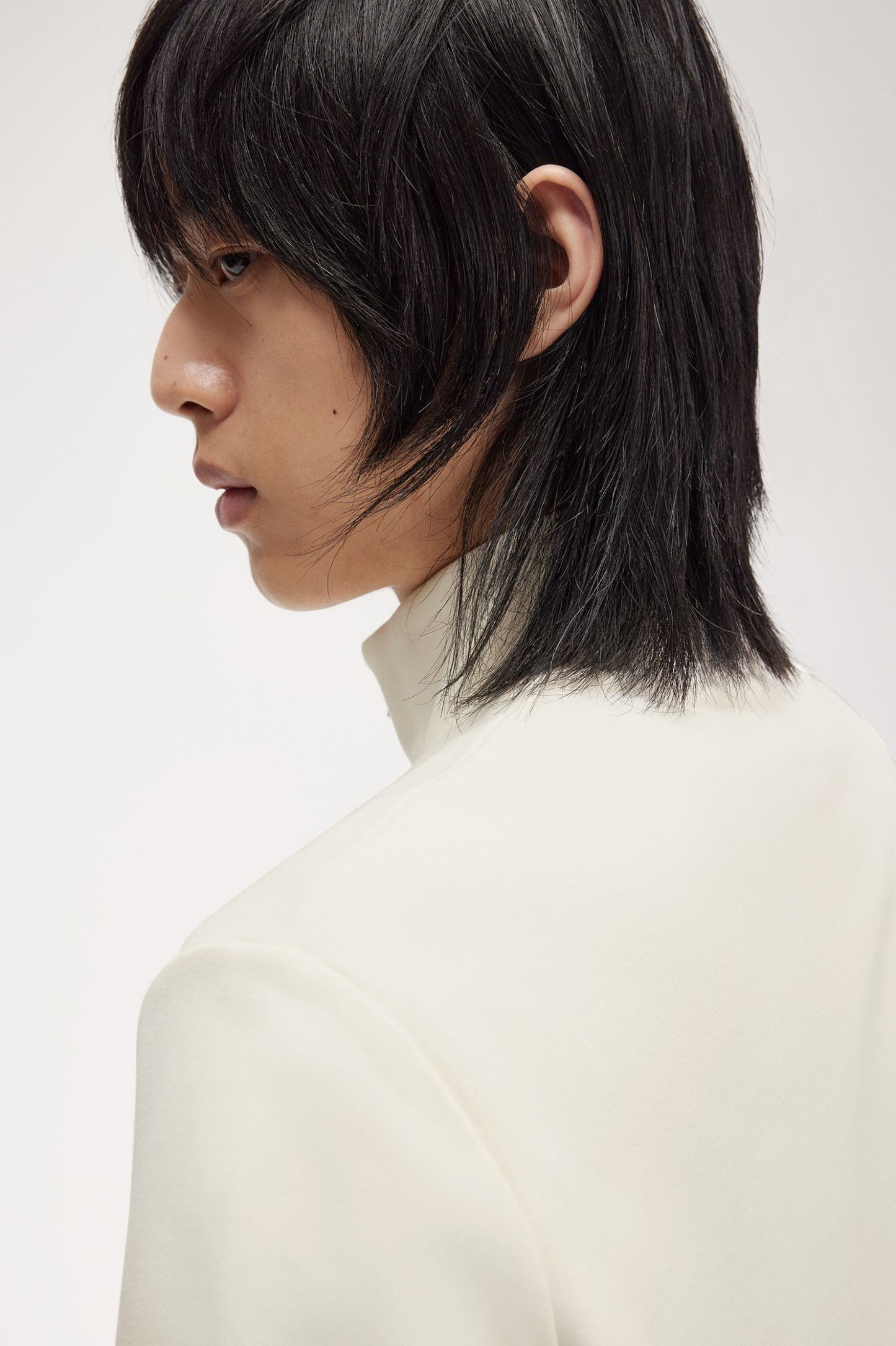 Fred Perry Half Zip Sweatshirt Ecru