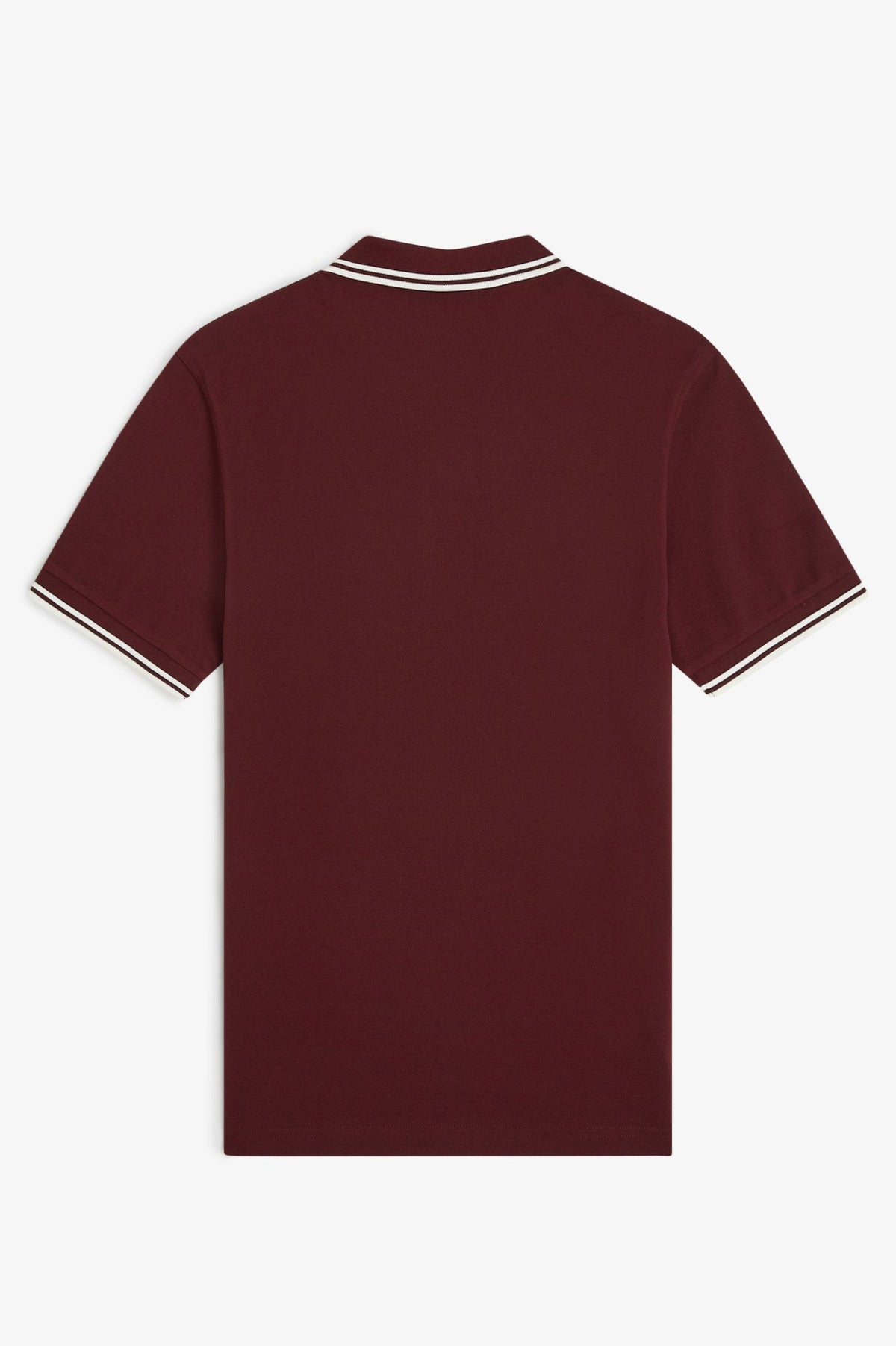 Fred Perry Polo M3600 Oxblood / Ecru / Ecru (Also size  XXXL)