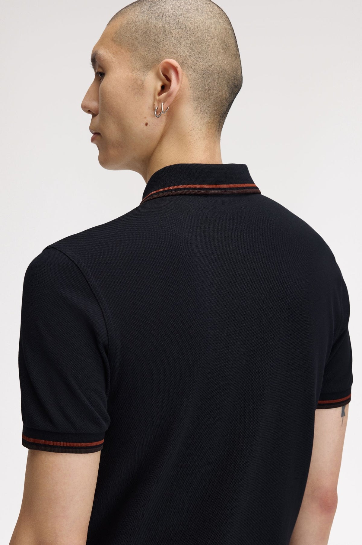 Fred Perry Polo M3600 Navy / Brandy / Rick Brown