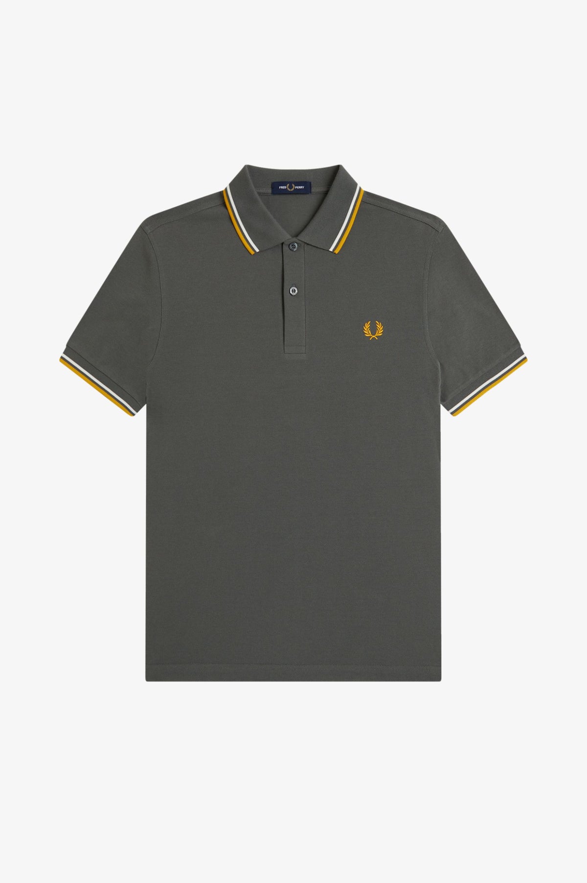 Fred Perry Polo M3600 Field Green / Ecru / Golden