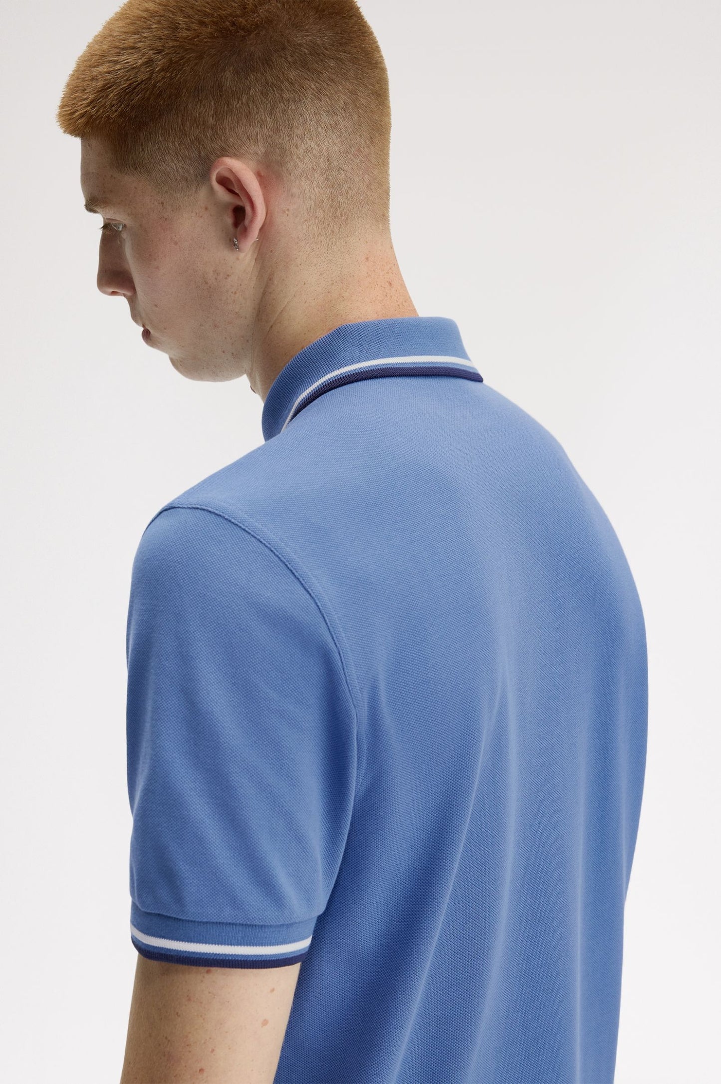 Fred Perry Polo M3600 Ace Blue / Snowwhite / Tennis Blue