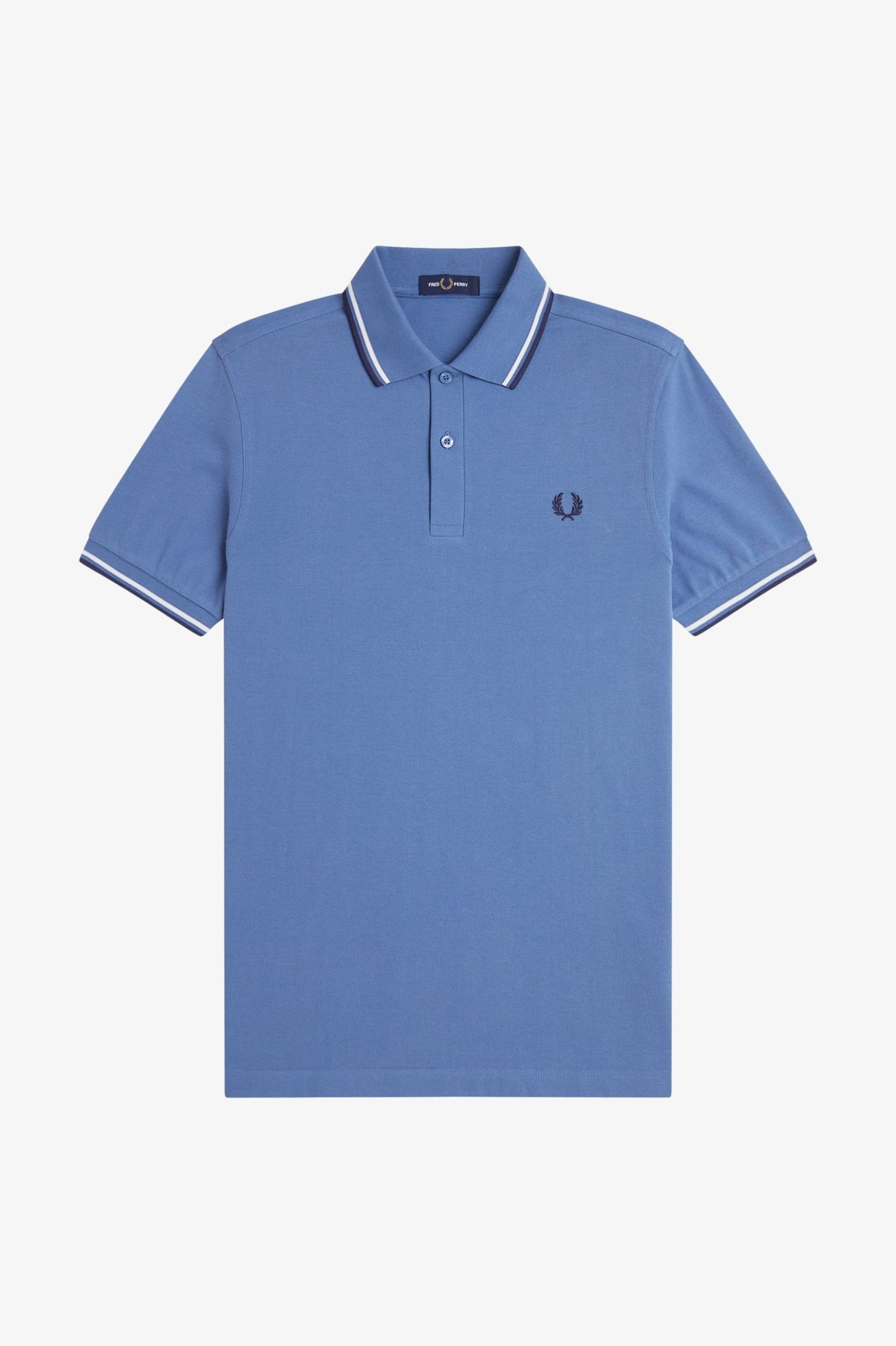 Fred Perry Polo M3600 Ace Blue / Snowwhite / Tennis Blue