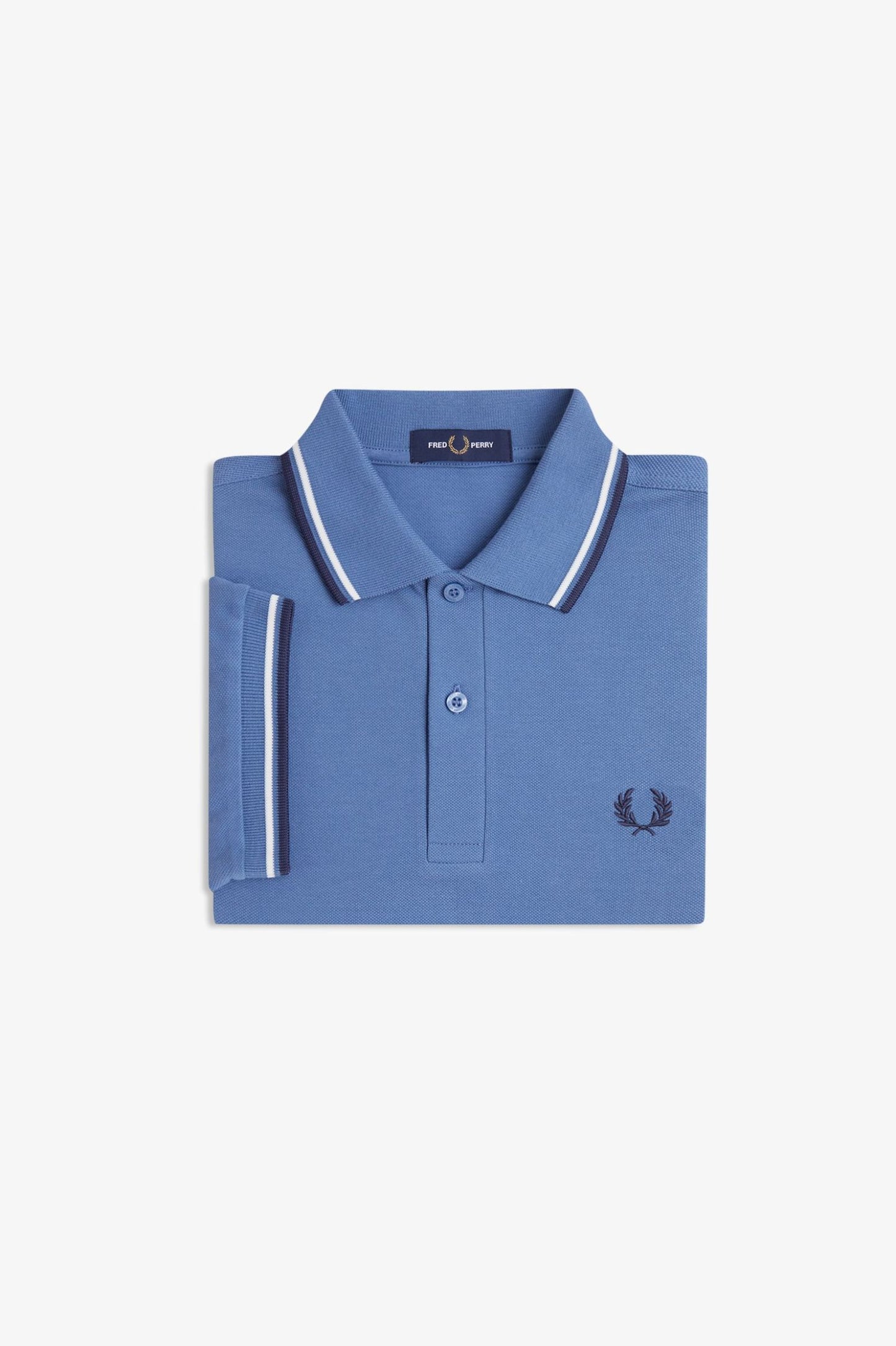 Fred Perry Polo M3600 Ace Blue / Snowwhite / Tennis Blue