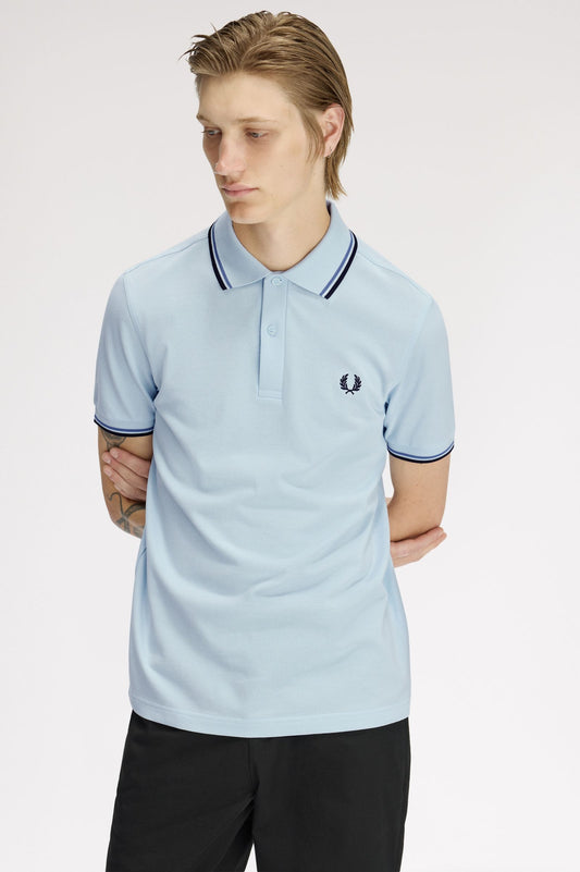 Fred Perry Polo M3600 Light Ice / Ace Blue / Navy