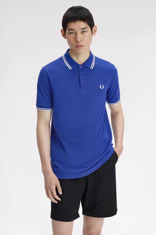 Fred Perry Polo M3600 Soho Eclipse / Snowwhite / Snowwhite