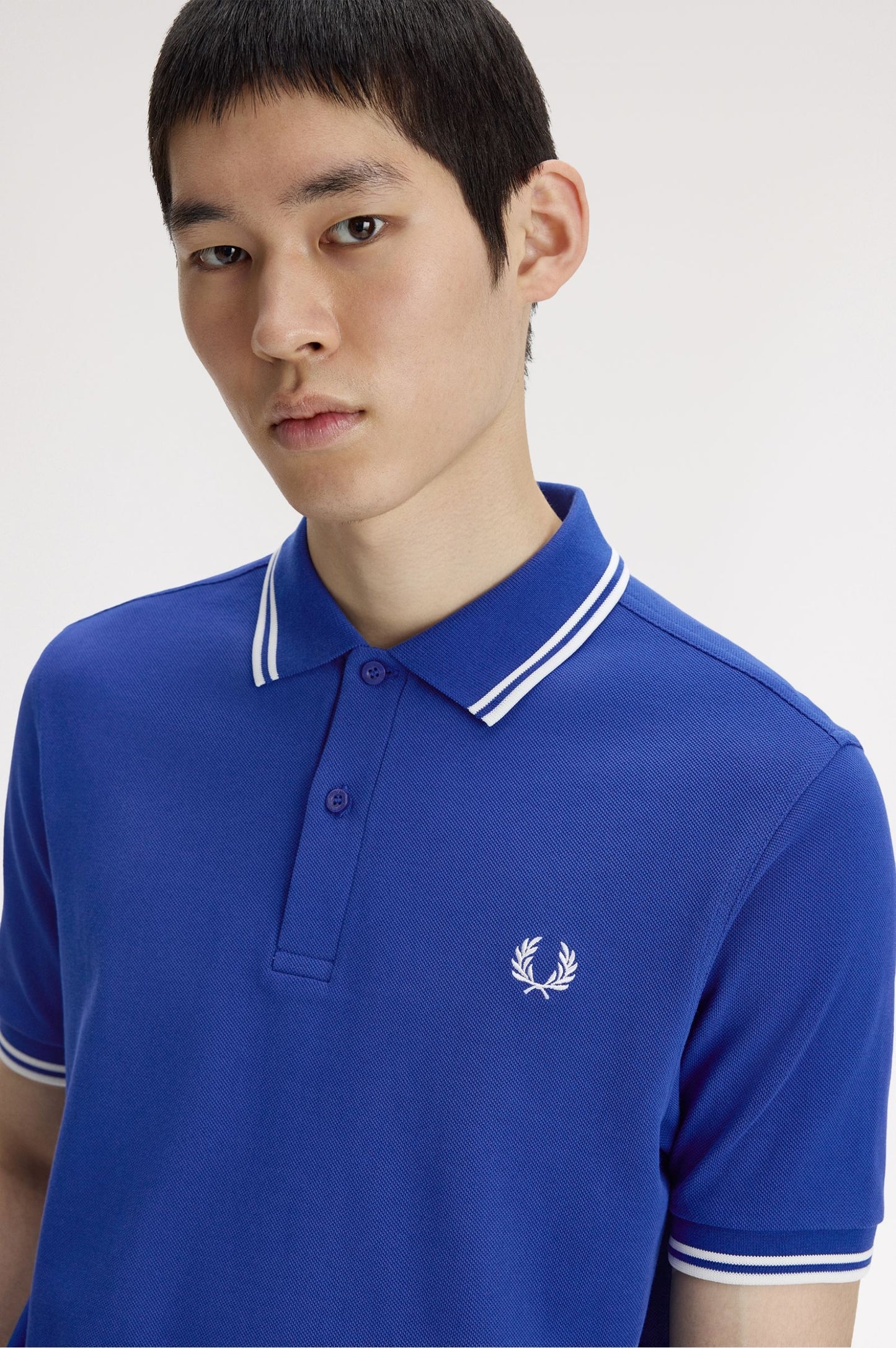 Fred Perry Polo M3600 Soho Eclipse / Snowwhite / Snowwhite