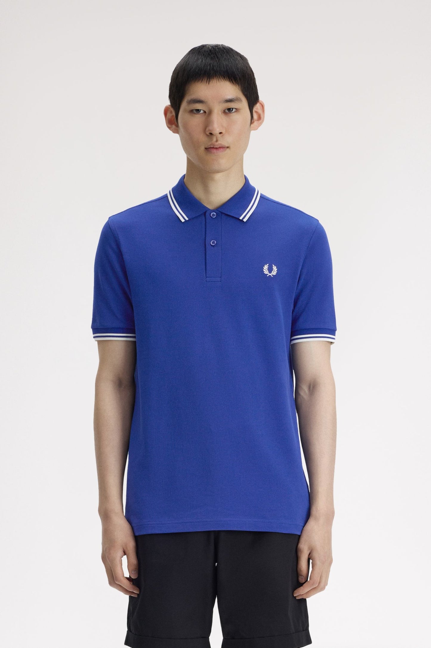 Fred Perry Polo M3600 Soho Eclipse / Snowwhite / Snowwhite