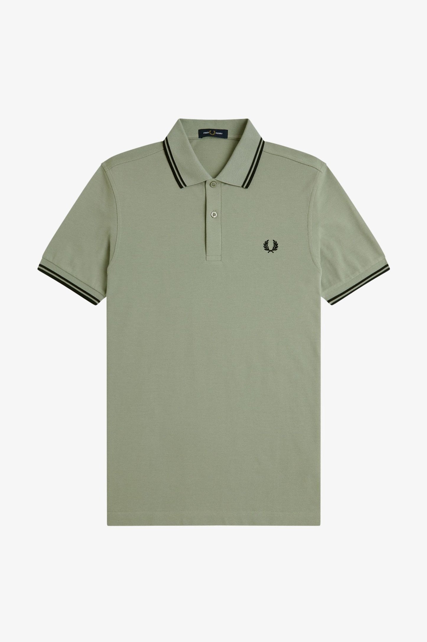 Fred Perry Polo M3600 Seagrass / Black