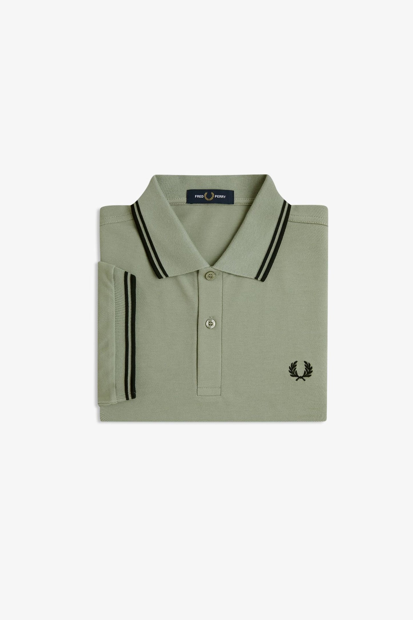 Fred Perry Polo M3600 Seagrass / Black