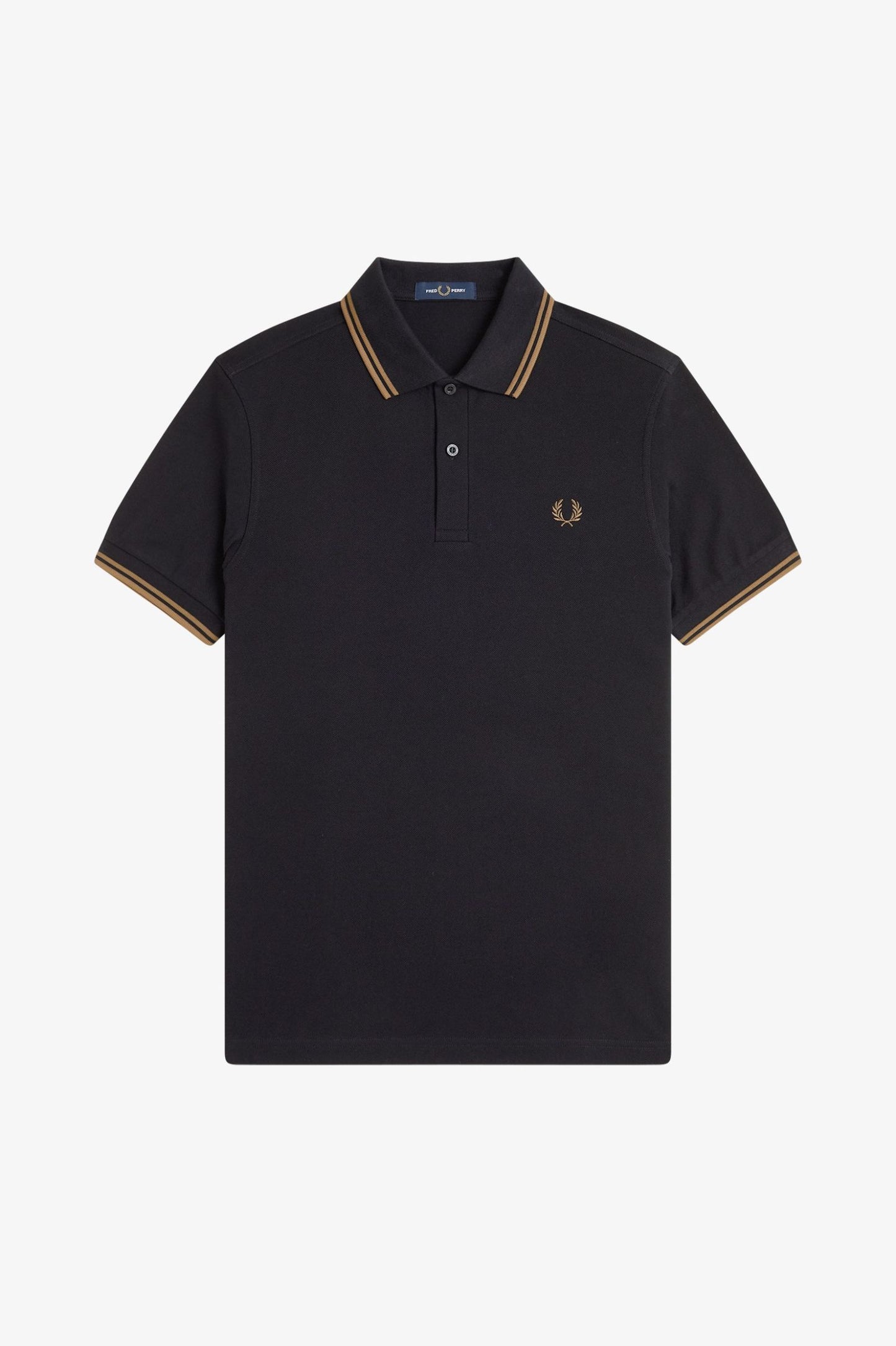 Fred Perry Polo M3600 Black / Shadestone