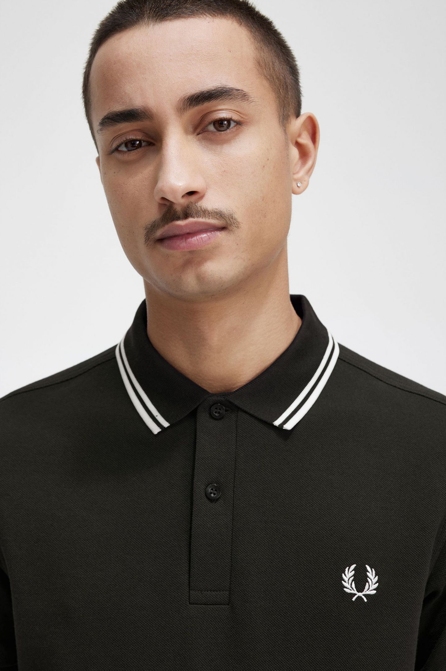 Fred Perry Polo M3600 Nightgreen / Snowwhite