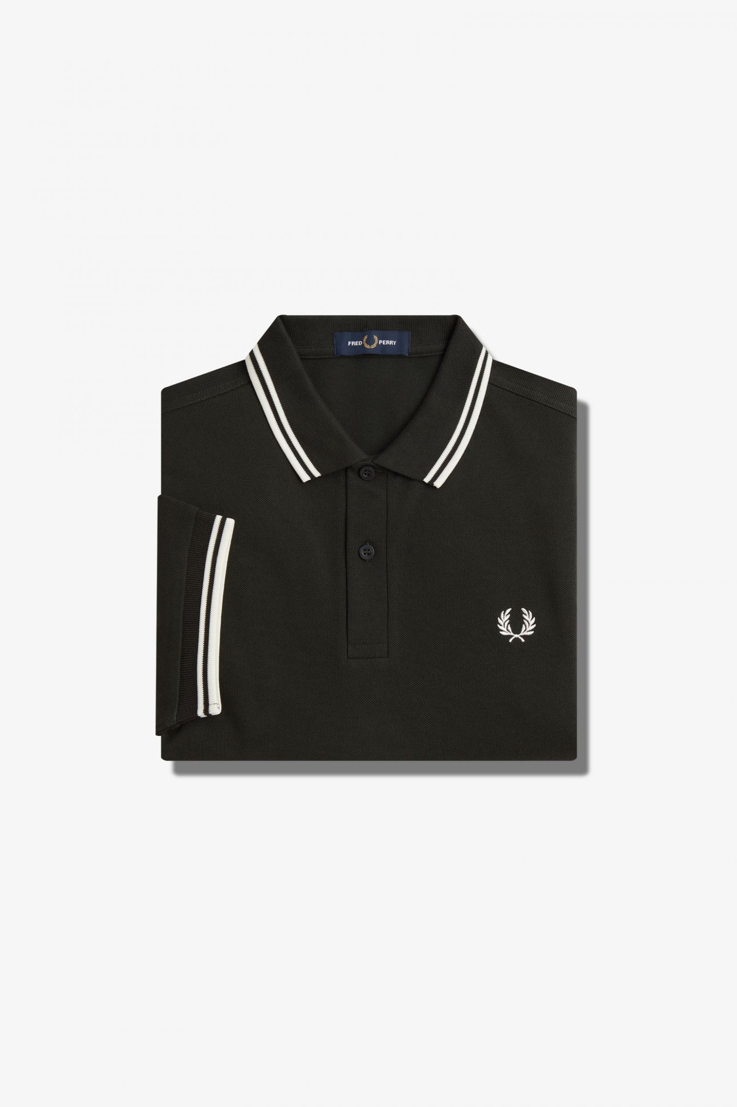 Fred Perry Polo M3600 Nightgreen / Snowwhite