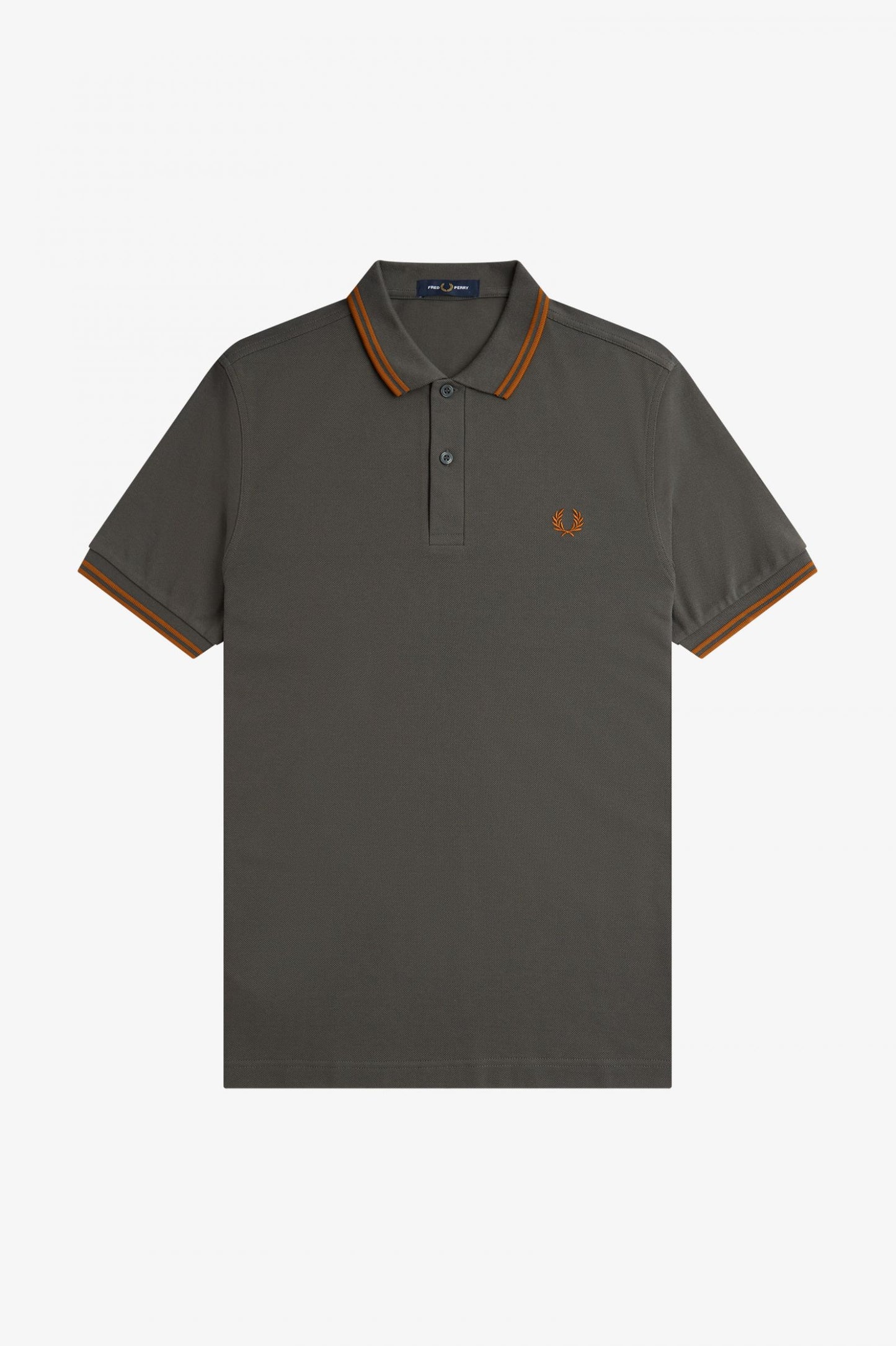 Fred Perry Polo M3600 Field Green / Nut Flake  / Nut Flake