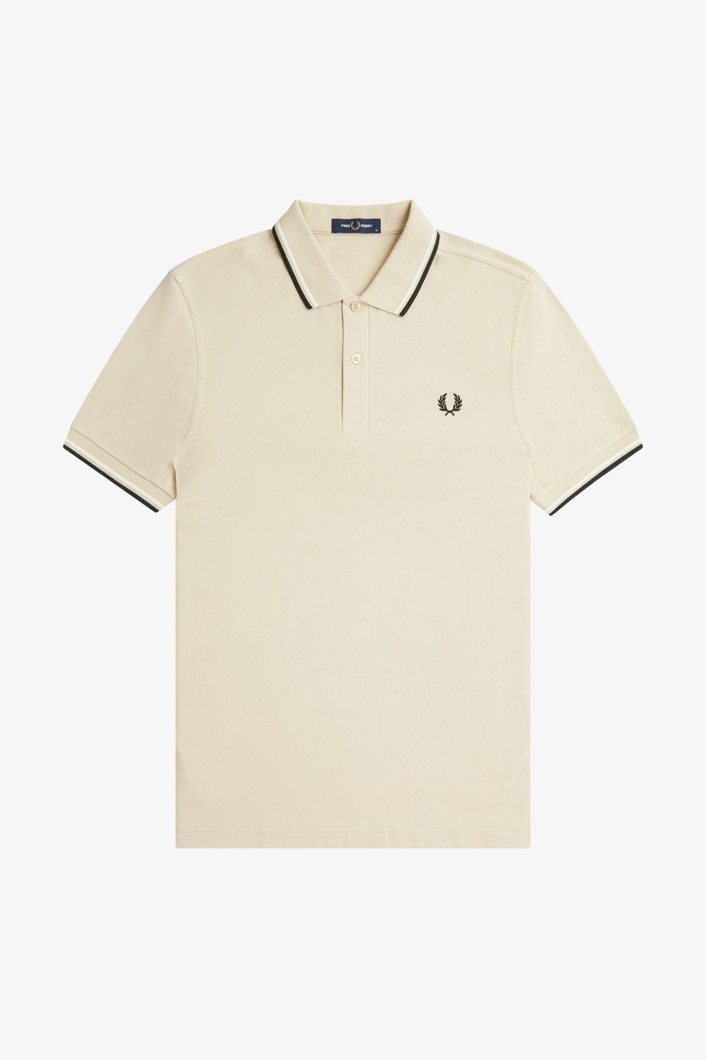 Fred Perry Polo M3600 Oatmeal / Ecru / Black